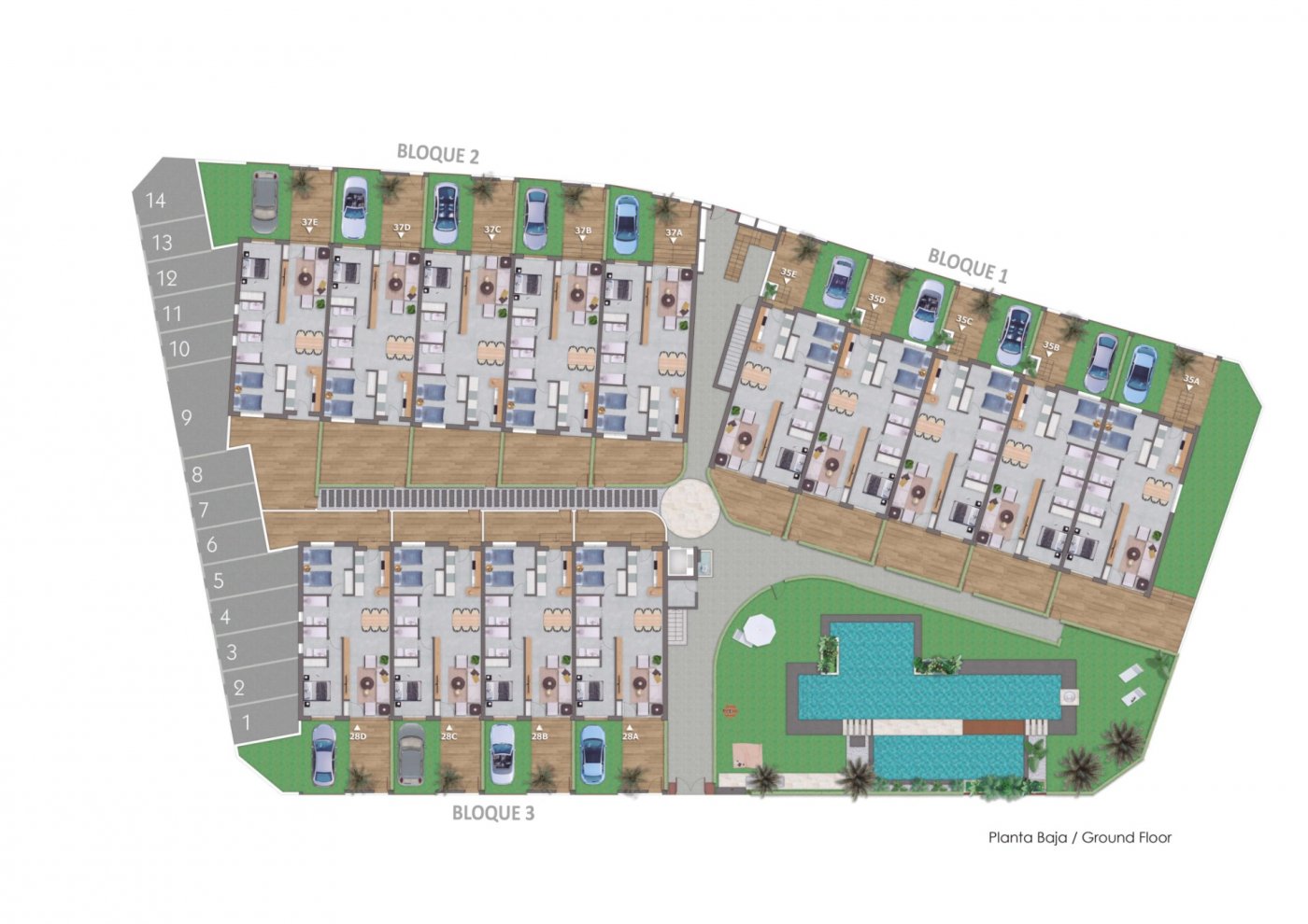 Bungalow en venda in Pilar de la Horadada