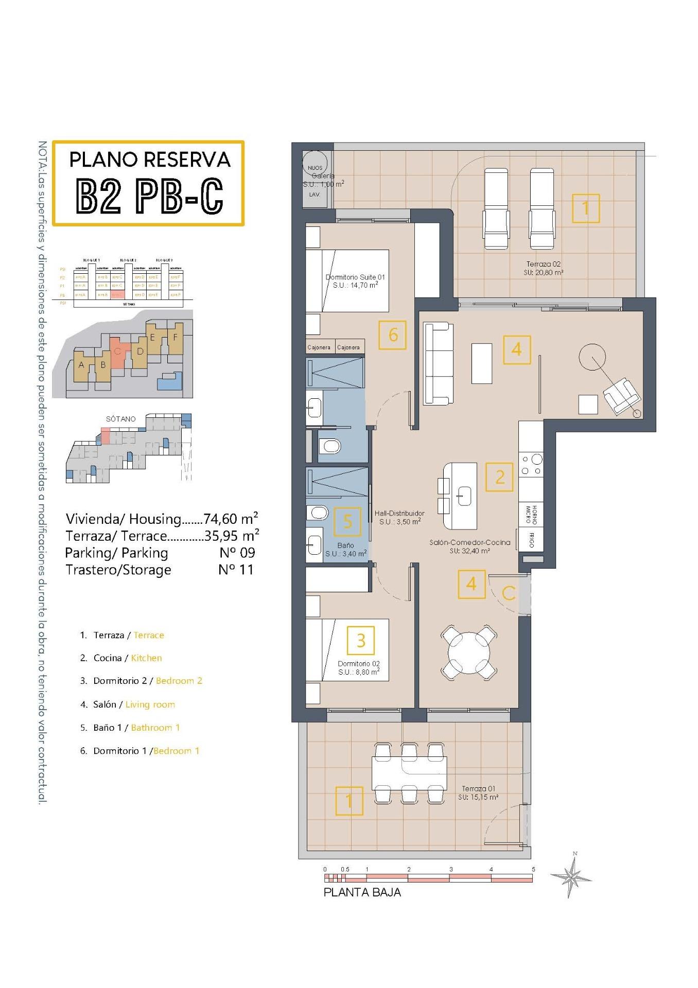 Apartamento en venta en Los Alcázares