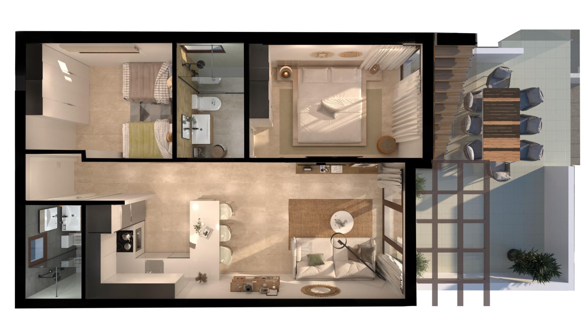 Apartment for sale in Vera