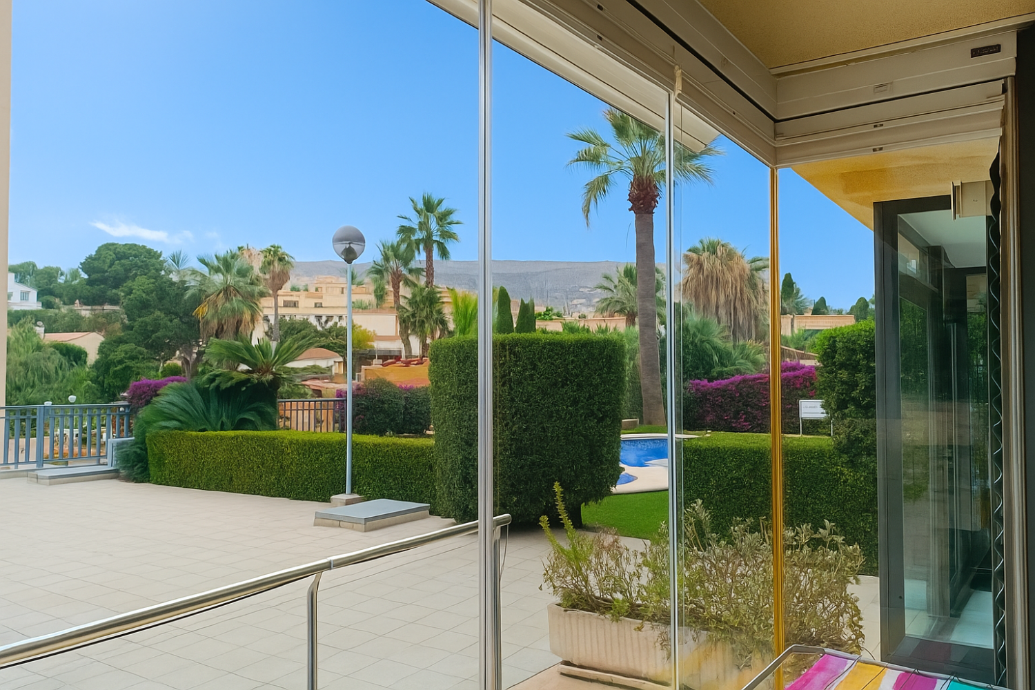 2 bedroom apartment with pool and parking in Calpe (Alicante-Costa Blanca)