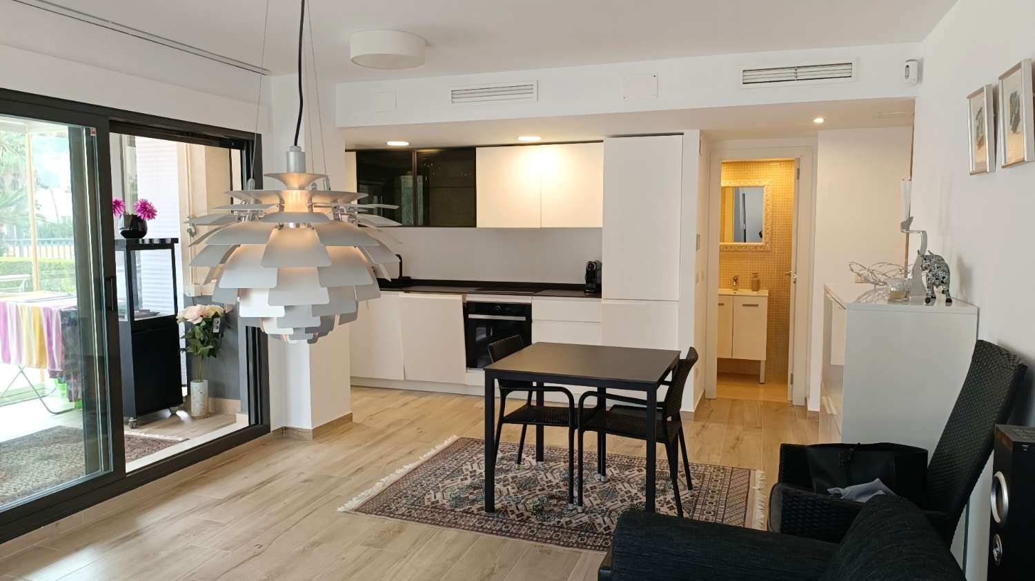 2 bedroom apartment with pool and parking in Calpe (Alicante-Costa Blanca)