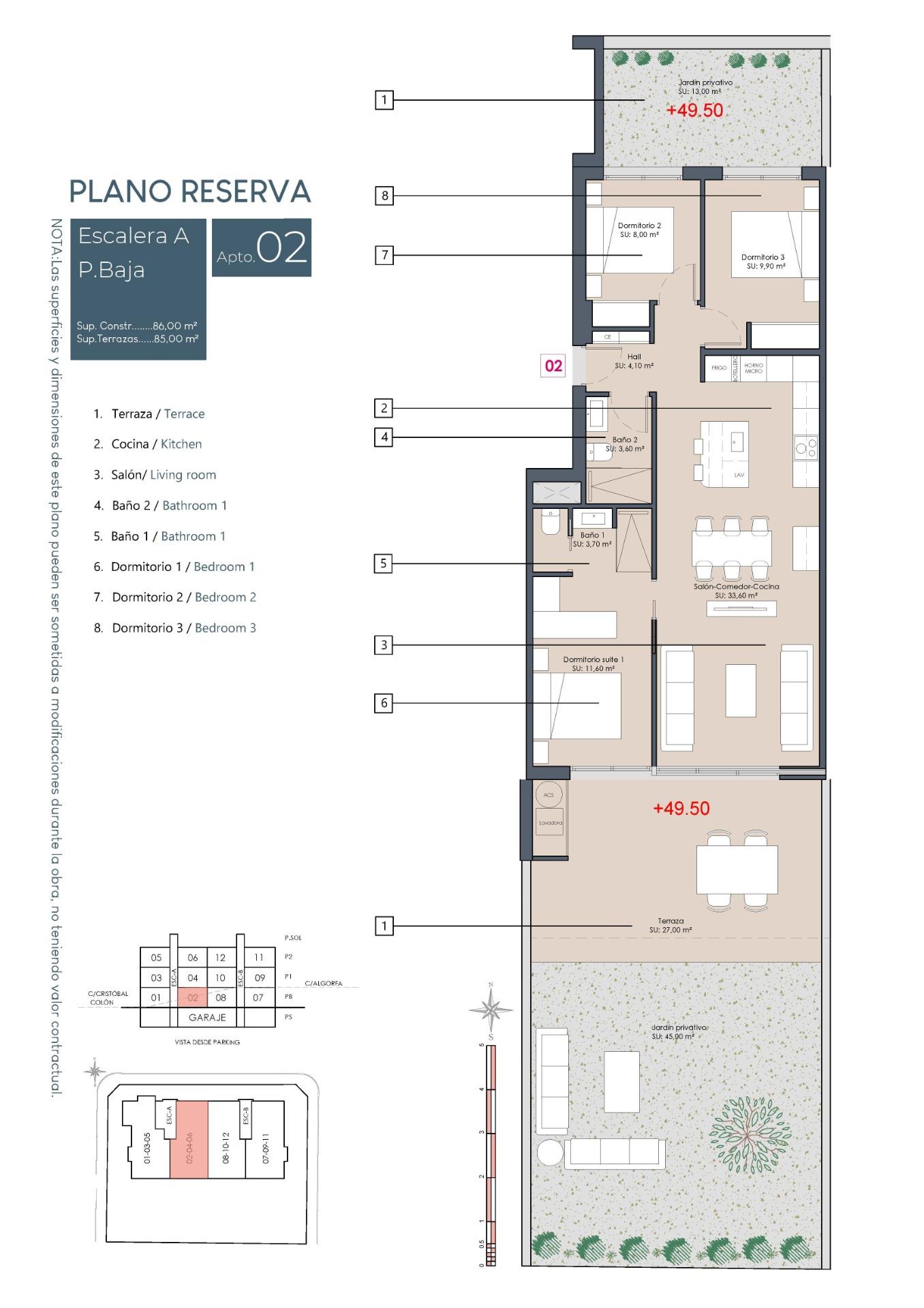 شقة للبيع في Benijófar