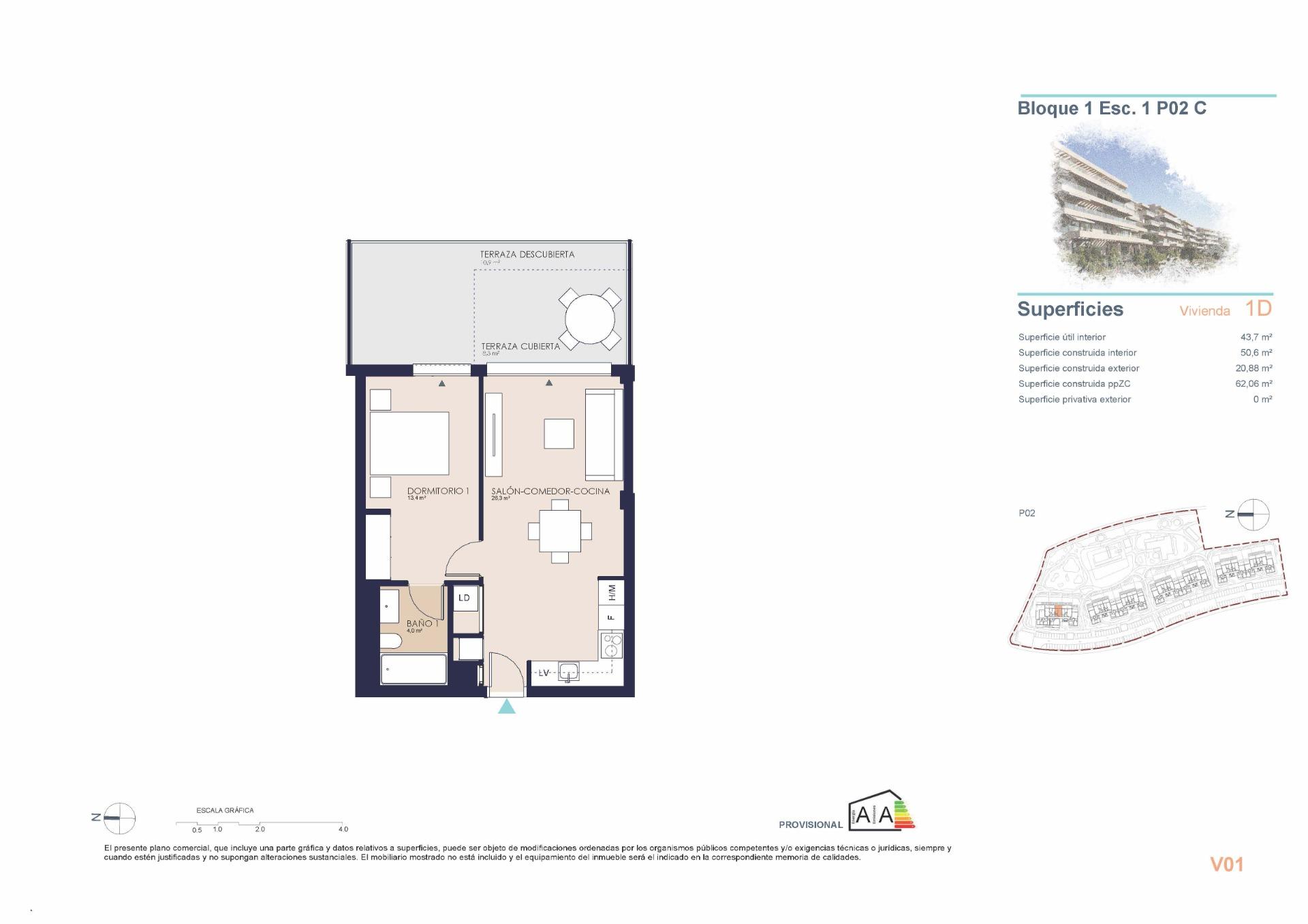 Apartamento en venta en Dénia