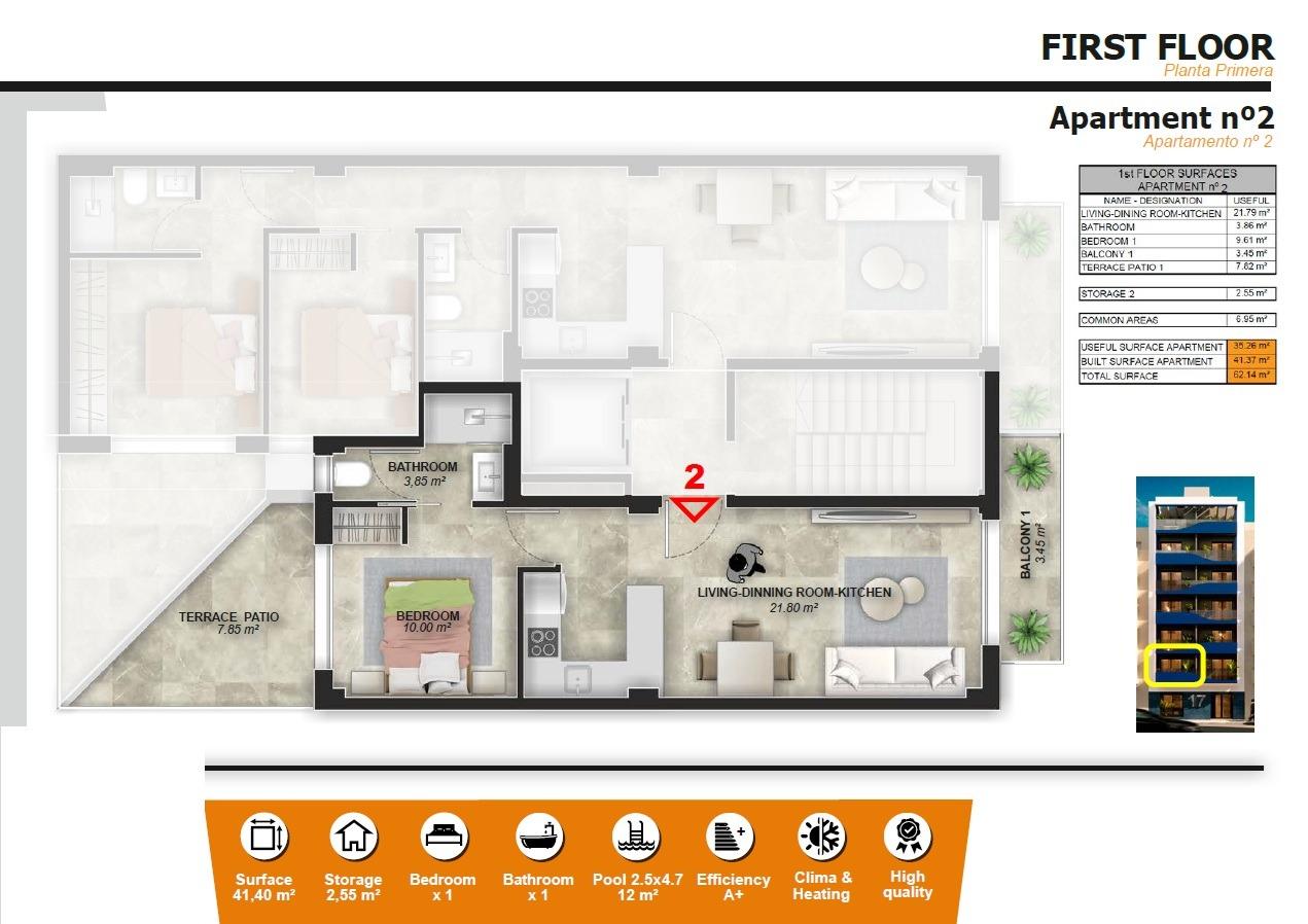 Apartamento en venta en Torrevieja