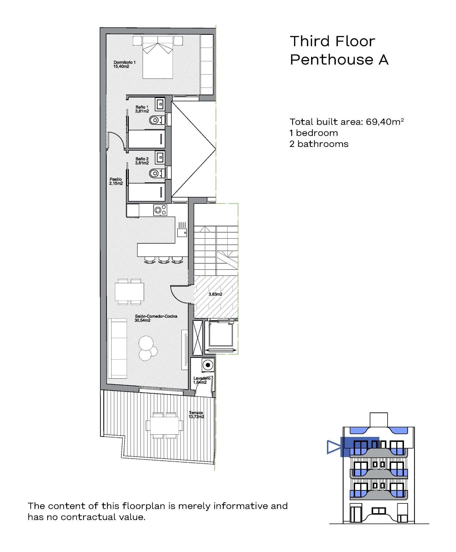 Penthouse na sprzedaż w Torrevieja