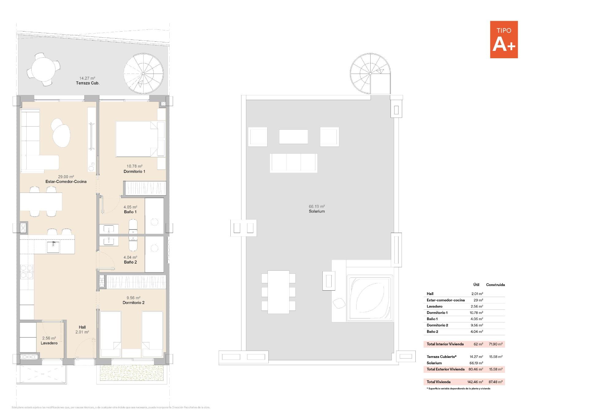 Penthouse te koop in La Nucia