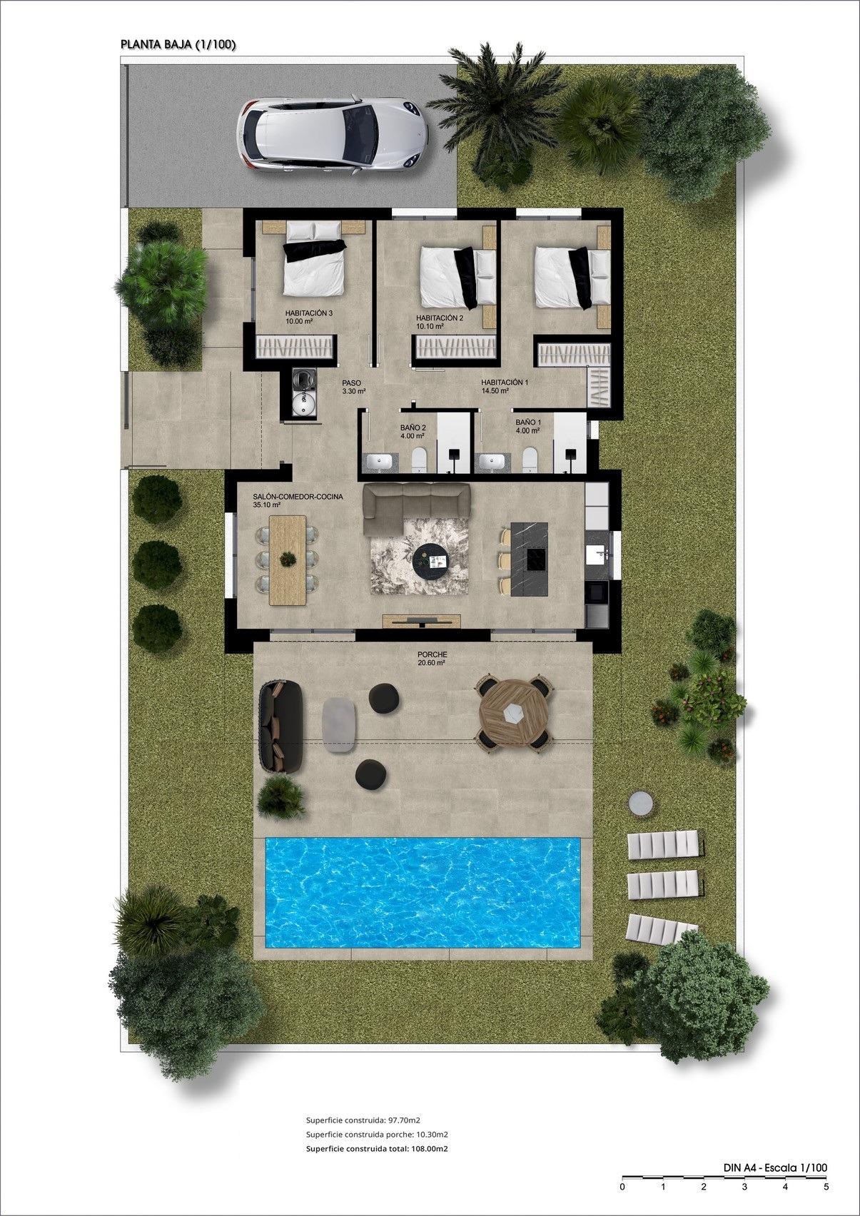 Villa te koop in Hondón de las Nieves