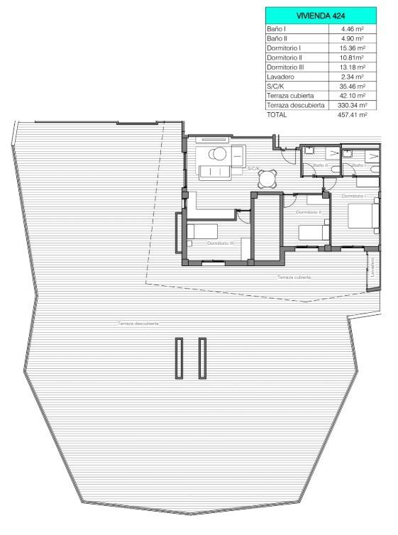 Appartement te koop in San Miguel de Salinas