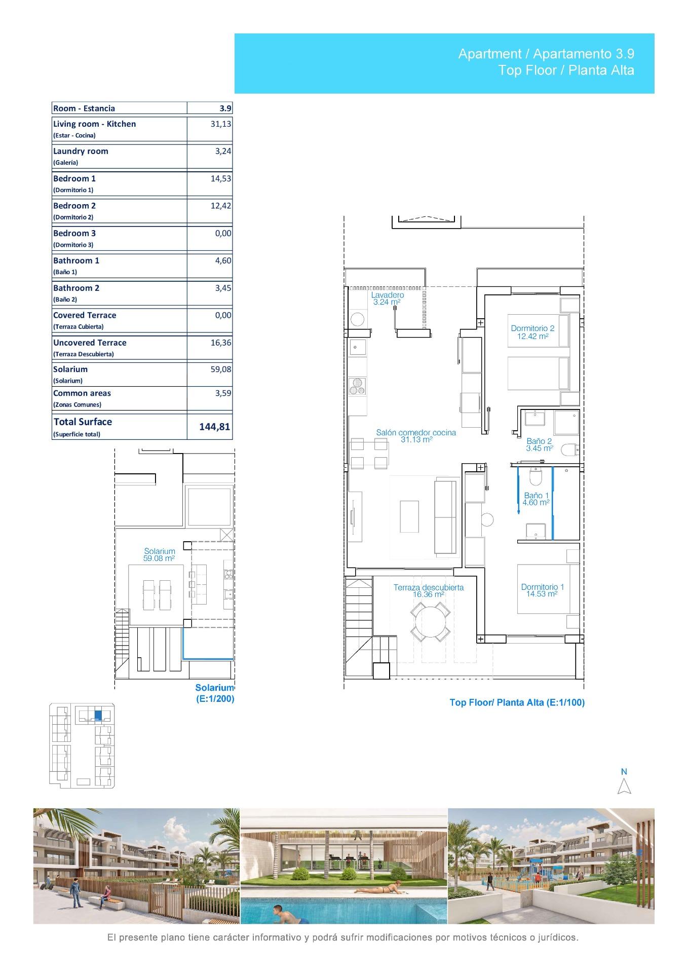 Penthouse zum verkauf in Pilar de la Horadada