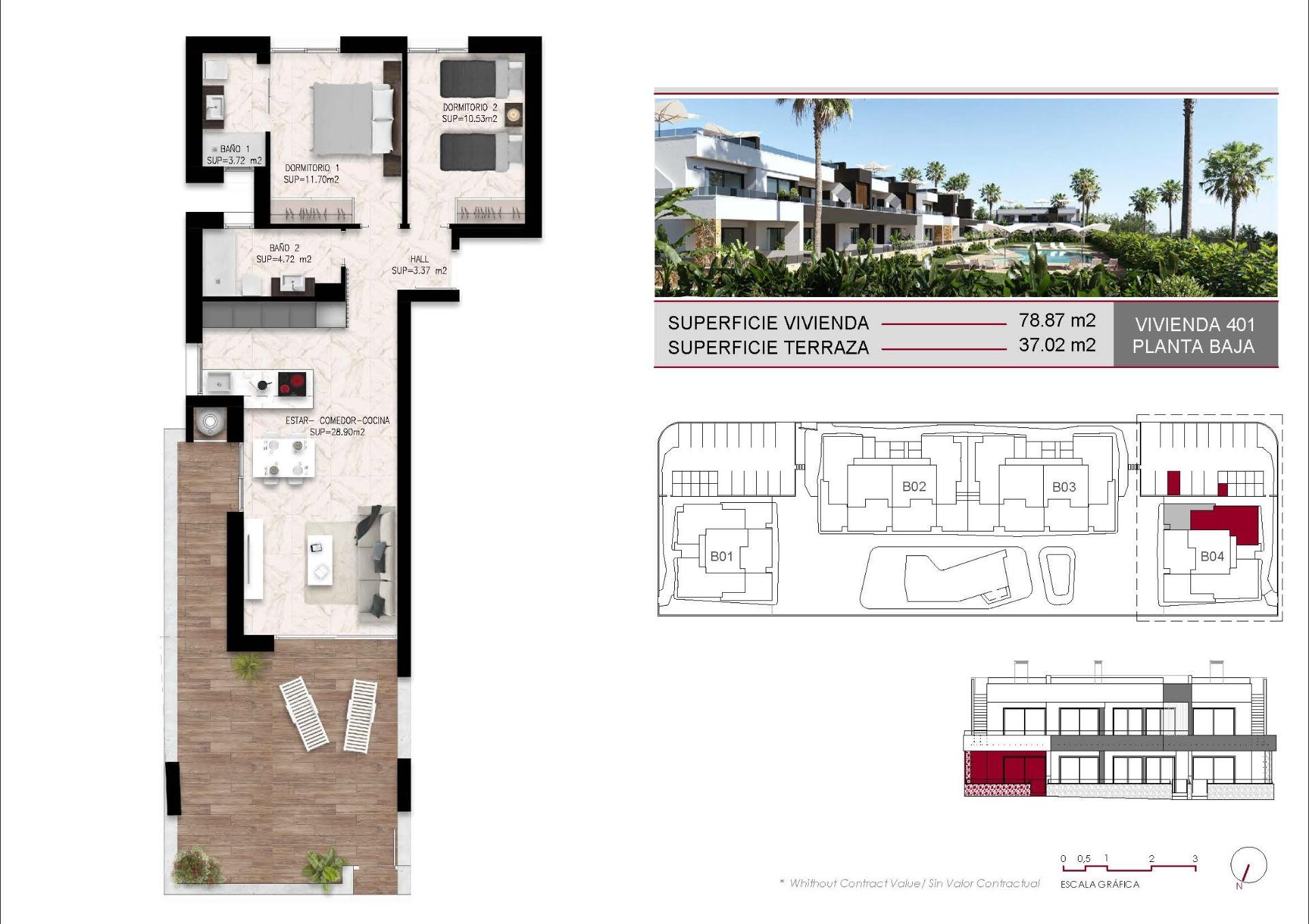 Bungalow for sale in Rojales