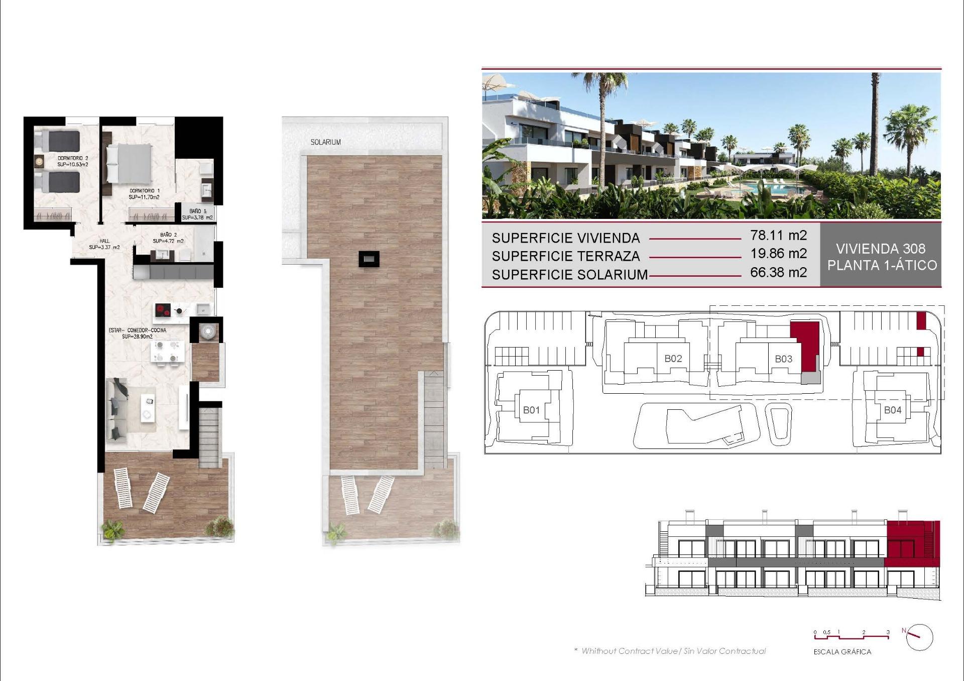 Bungalow for sale in Rojales