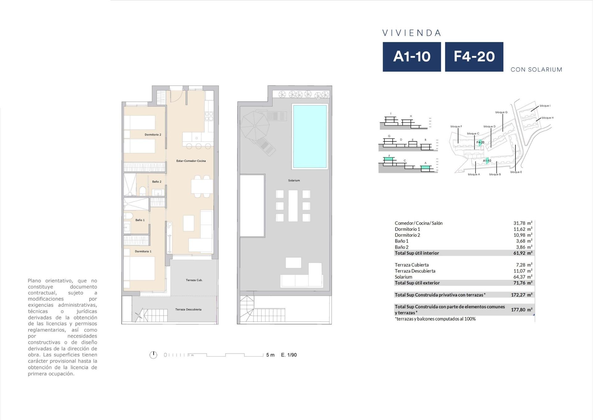 Penthouse en vente à Alfaz del Pi