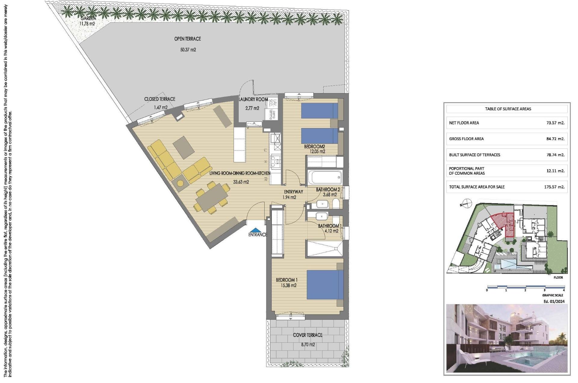 Apartamento en venta en Jávea