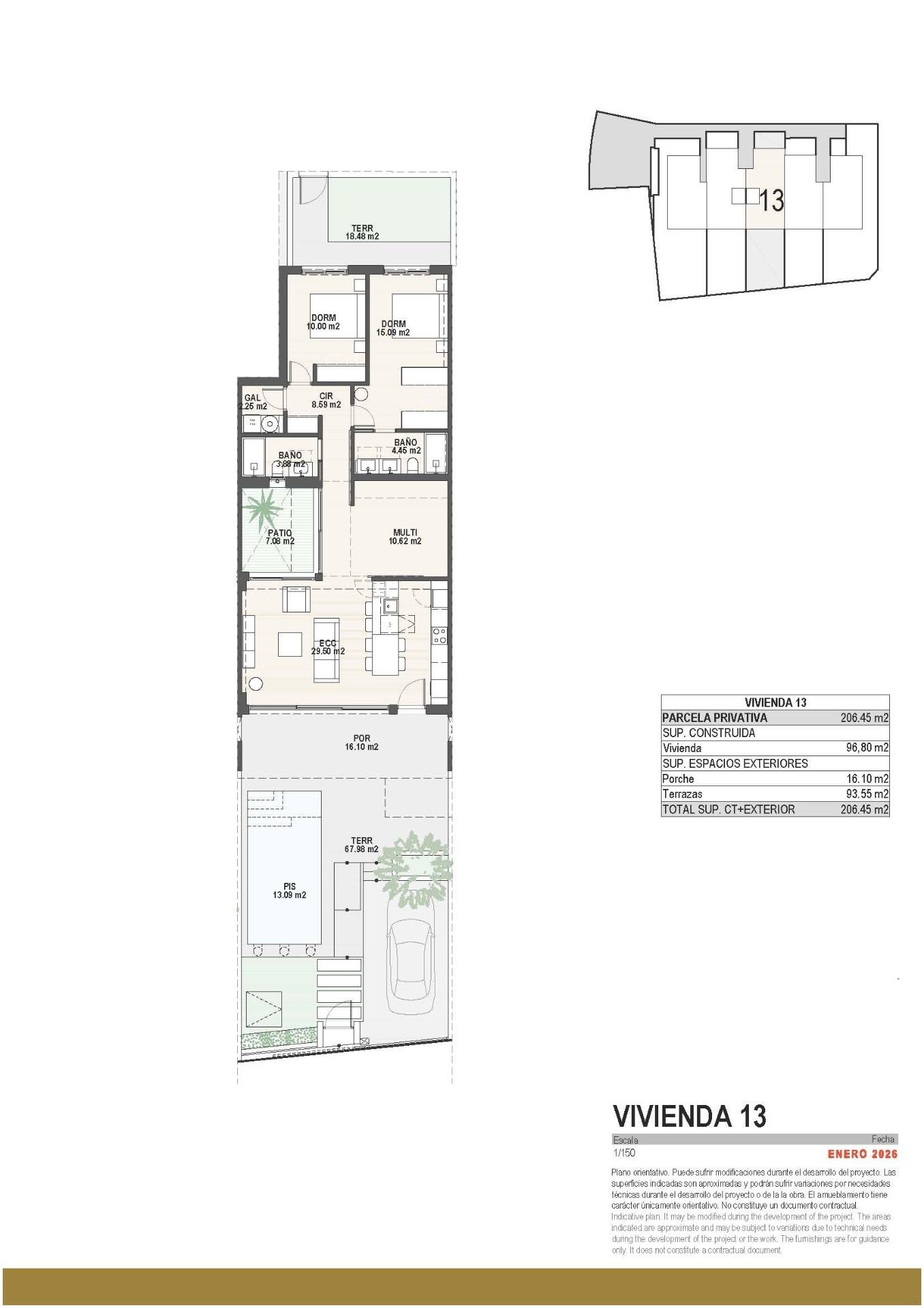 Bungalow en venta en Pilar de la Horadada