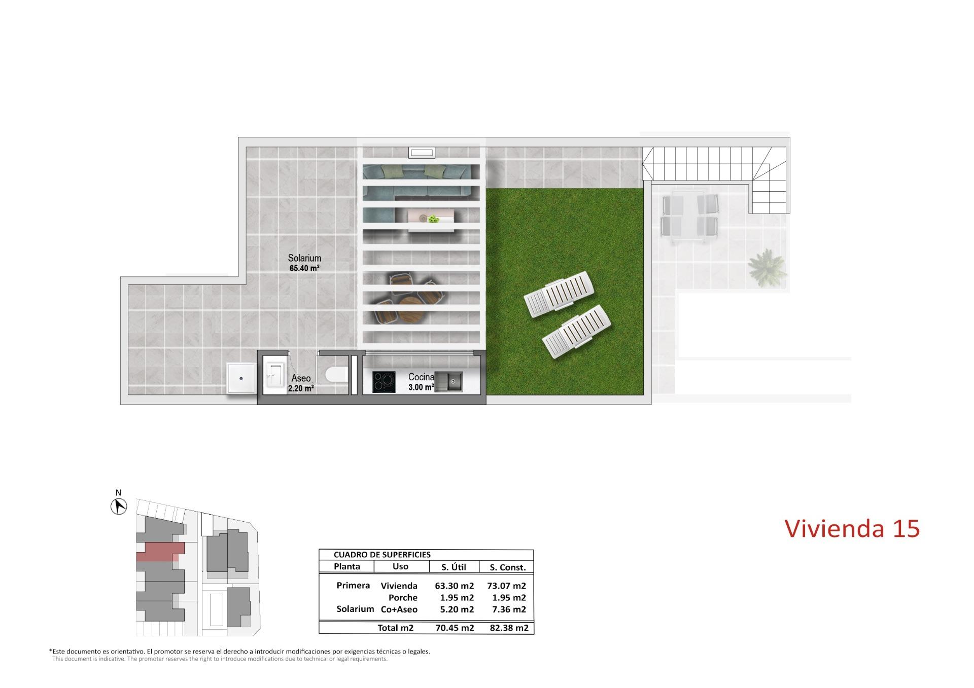 Bungalow en venta en Pilar de la Horadada