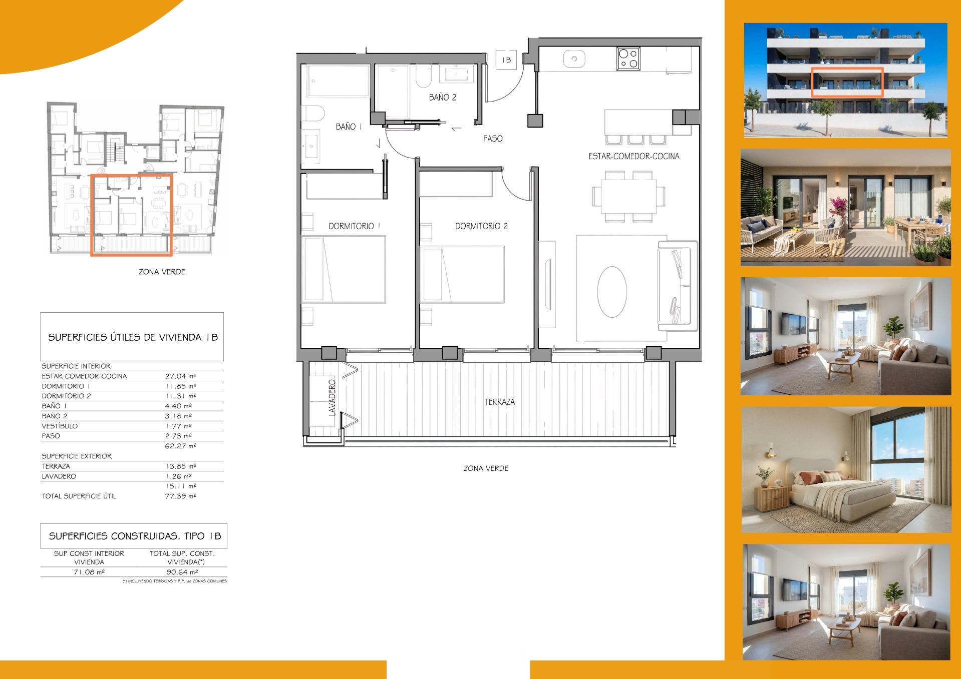 Petit Appartement en vente à Benijófar