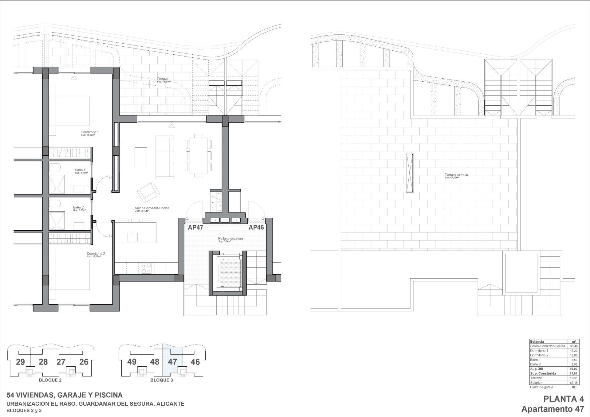 Penthouse te koop in Guardamar del Segura