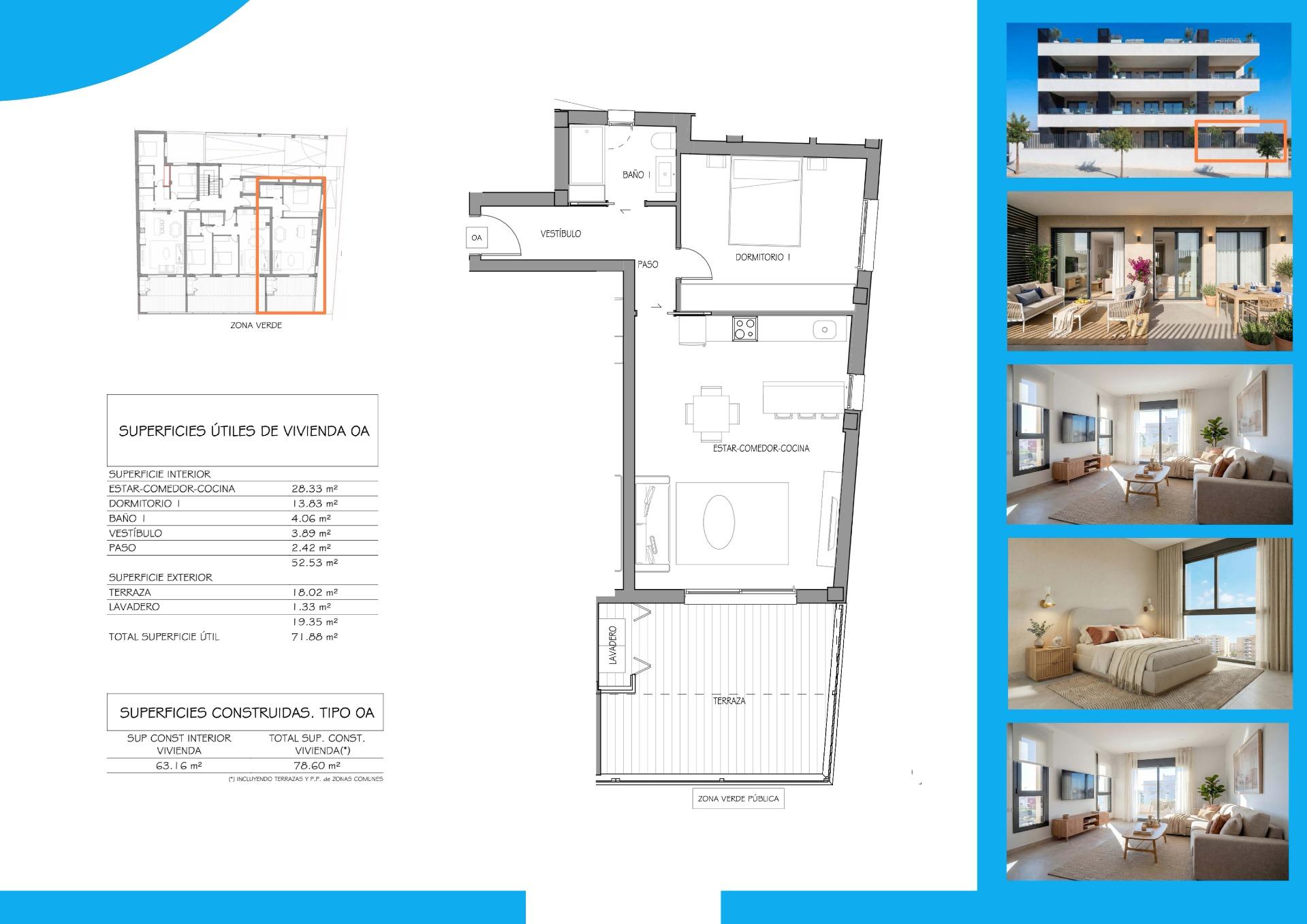 Petit Appartement en vente à Benijófar