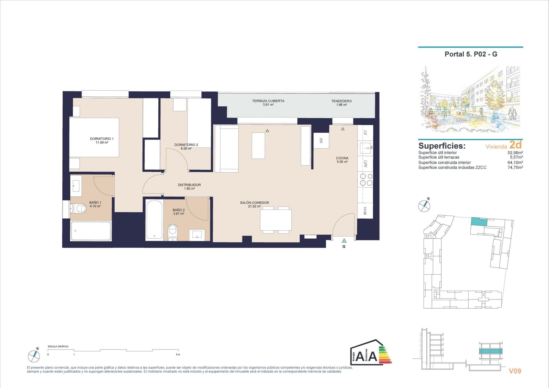 Apartamento en venta en Alicante