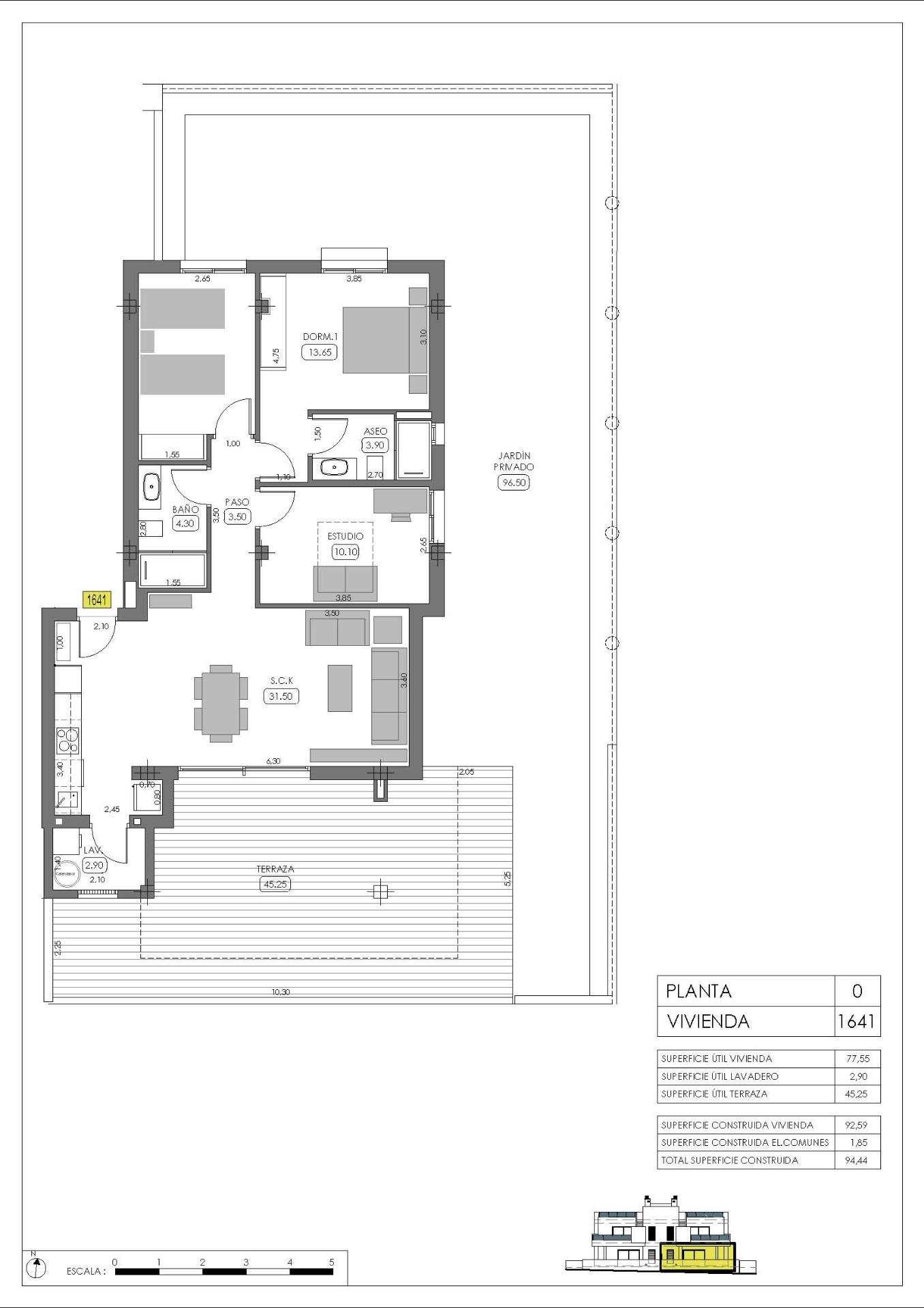 Bungalow en venta en Algorfa