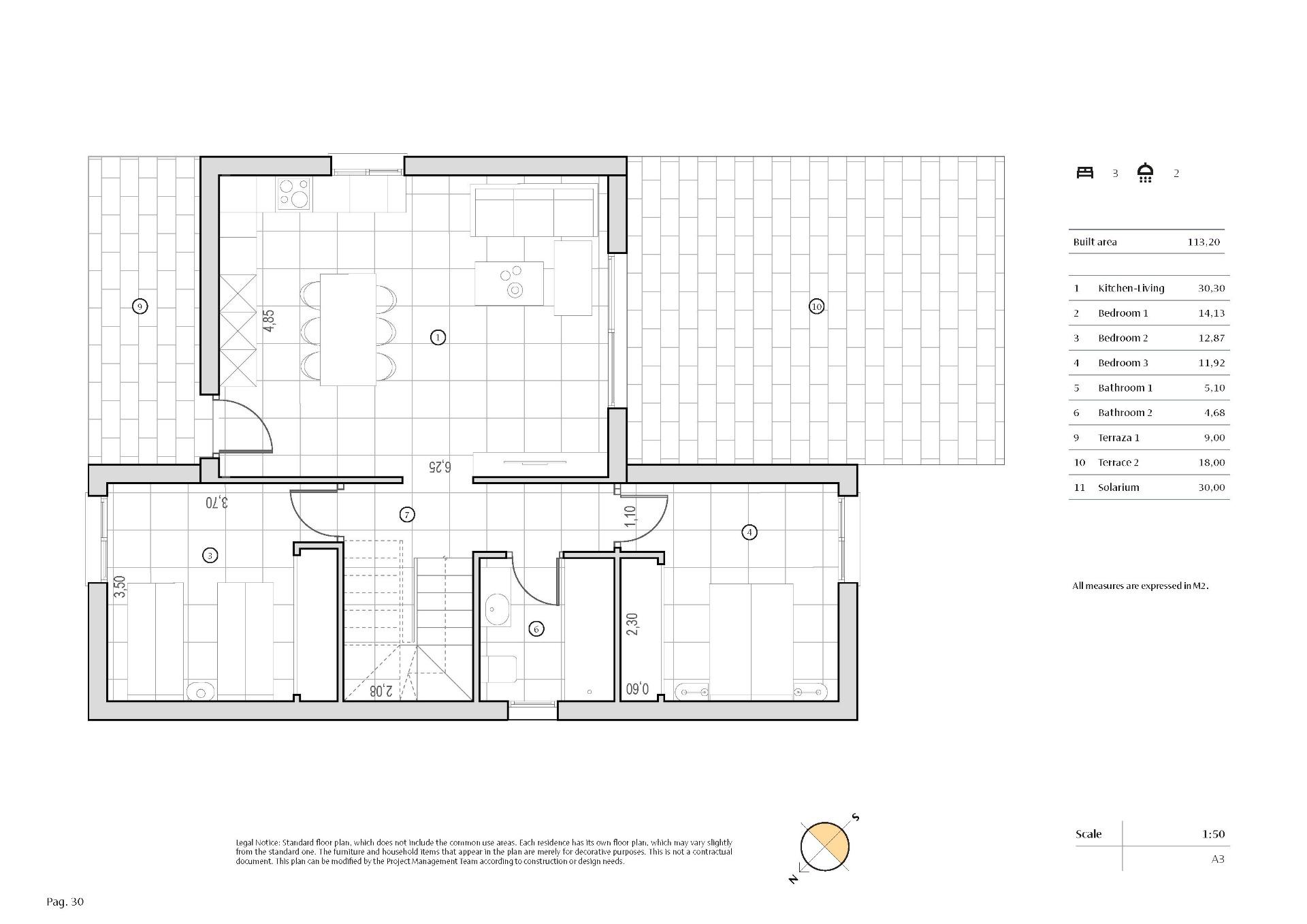 Villa en venta en Algorfa