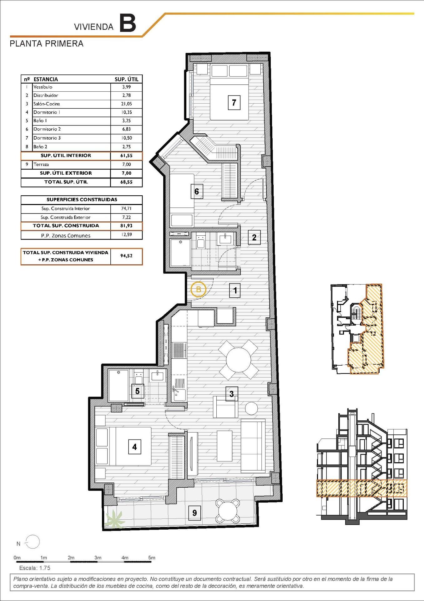 Apartamento en venta en Guardamar del Segura