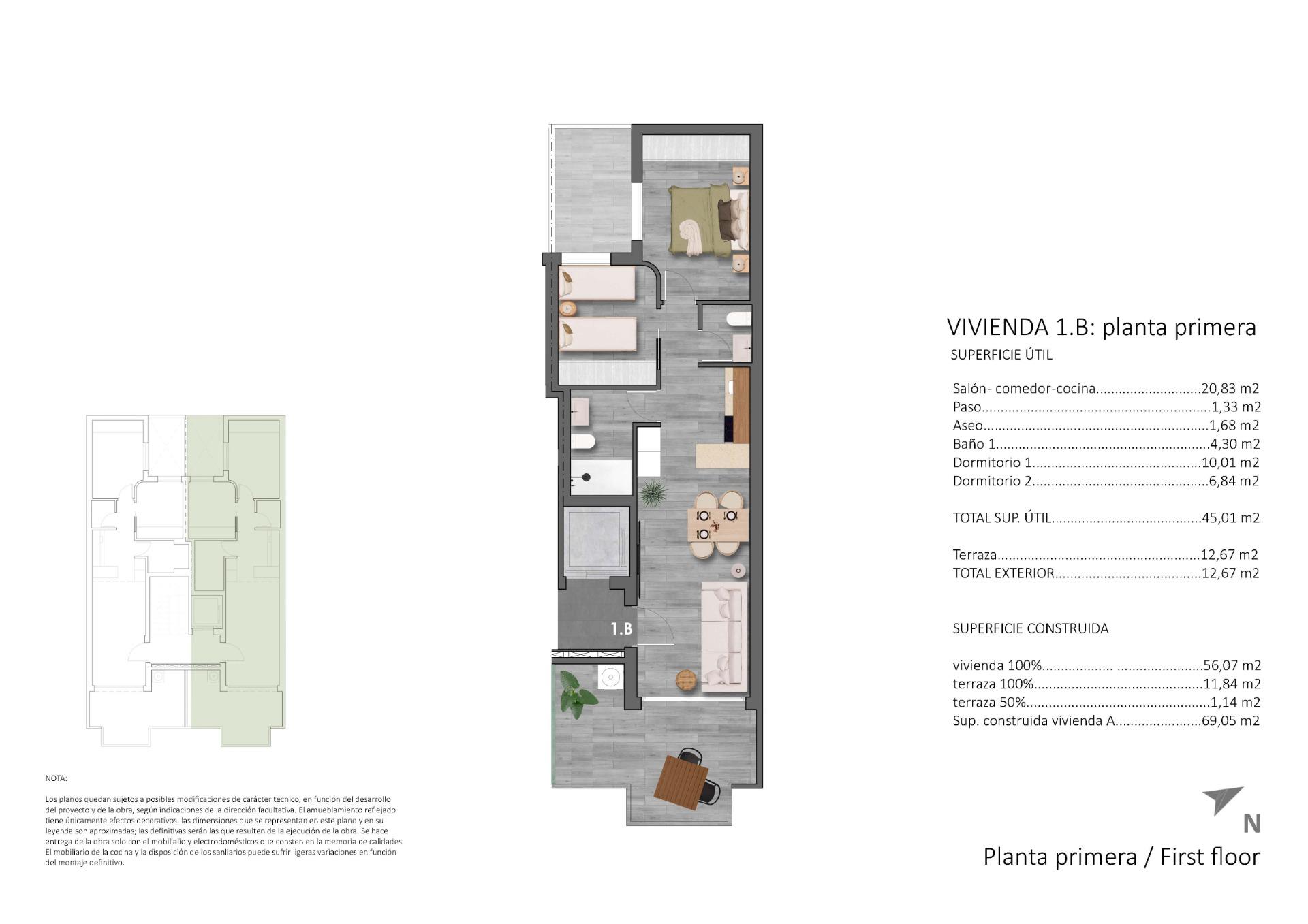 Apartamento en venta en Pilar de la Horadada