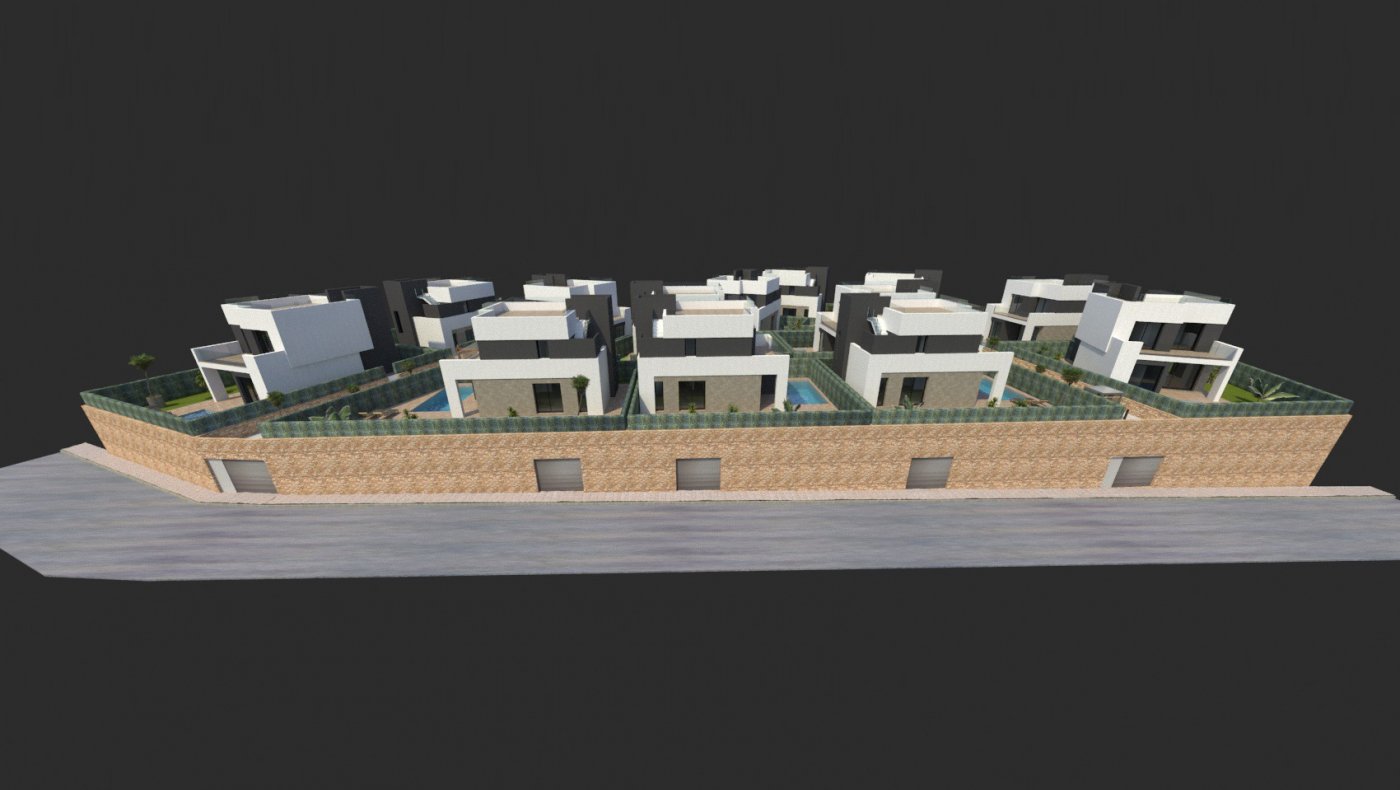 Villa indépendante de nouvelle construction avec piscine privée à La Nucía (Alicante)
