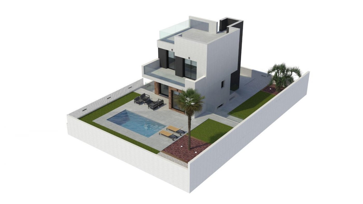Villa indépendante de nouvelle construction avec piscine privée à La Nucía (Alicante)