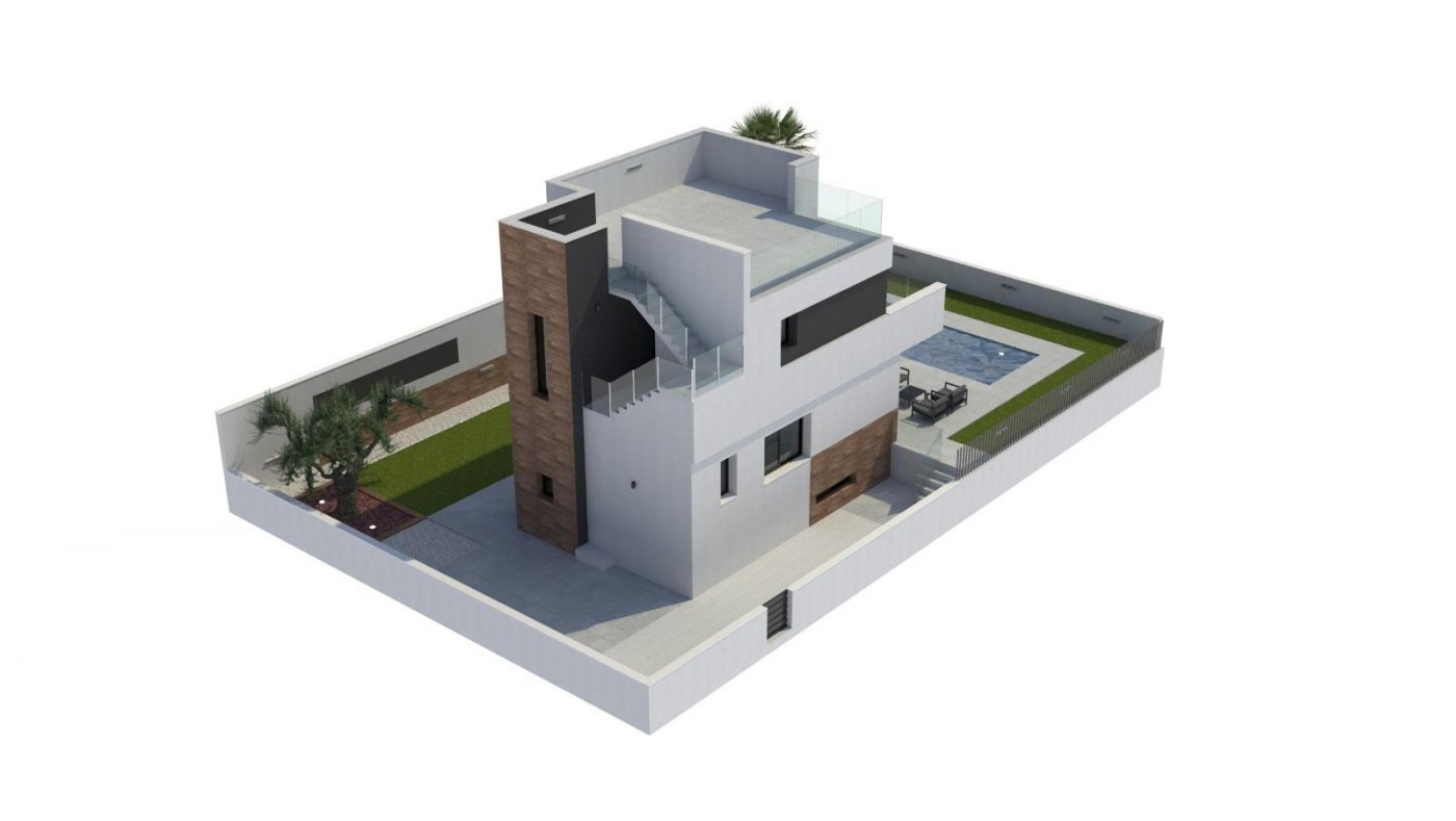 Villa indépendante de nouvelle construction avec piscine privée à La Nucía (Alicante)