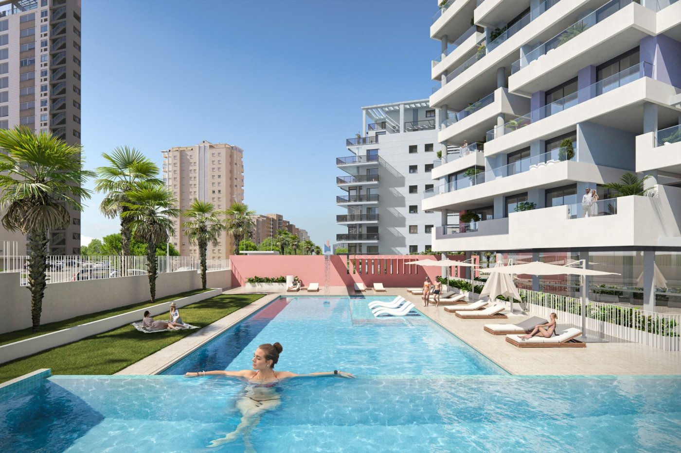 Apartamento Obra Nueva 3 dormitorios con vistas al mar en Calpe (Costa Blanca)