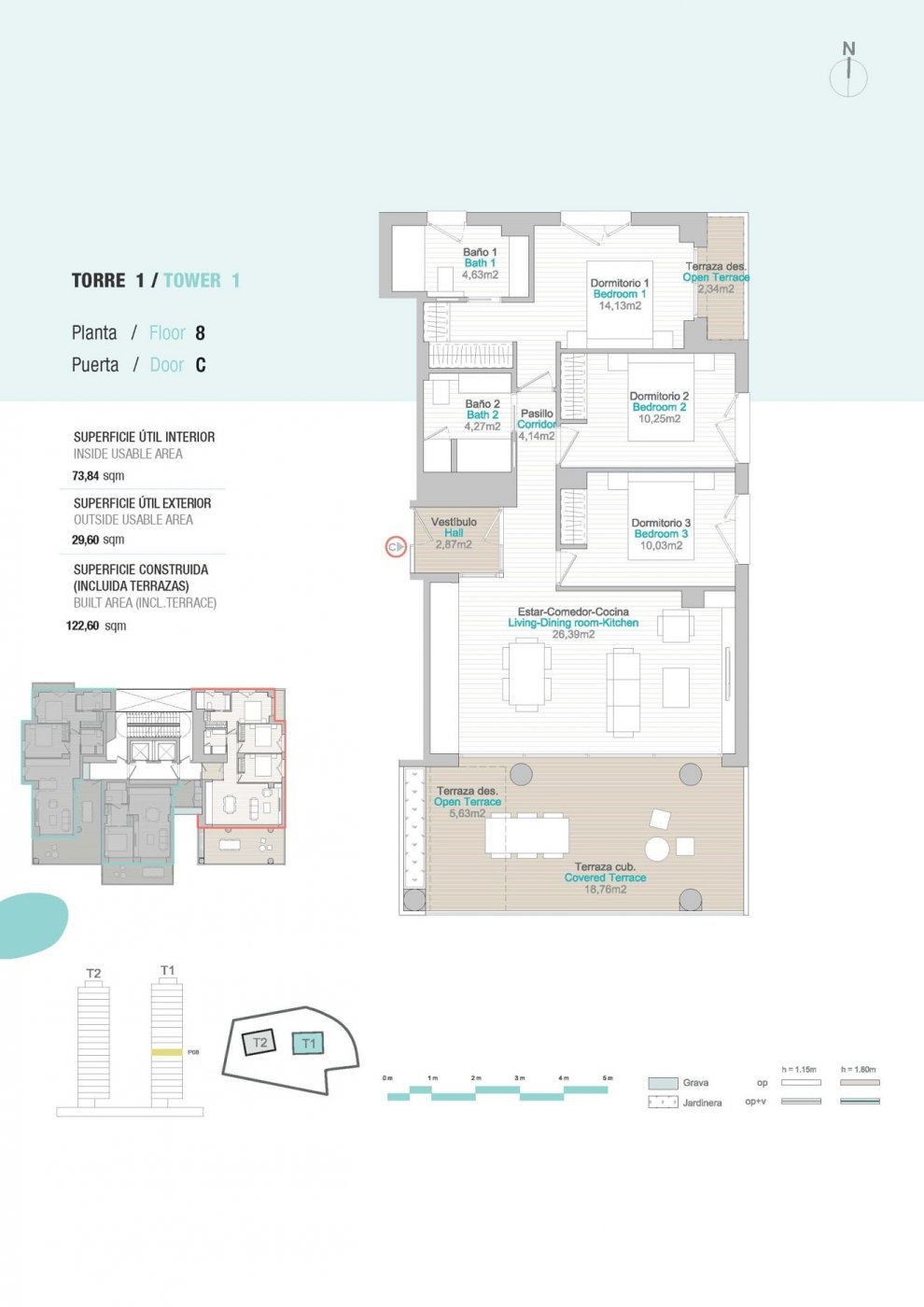 Apartamento Obra Nueva 3 dormitorios con vistas al mar en Calpe (Costa Blanca)