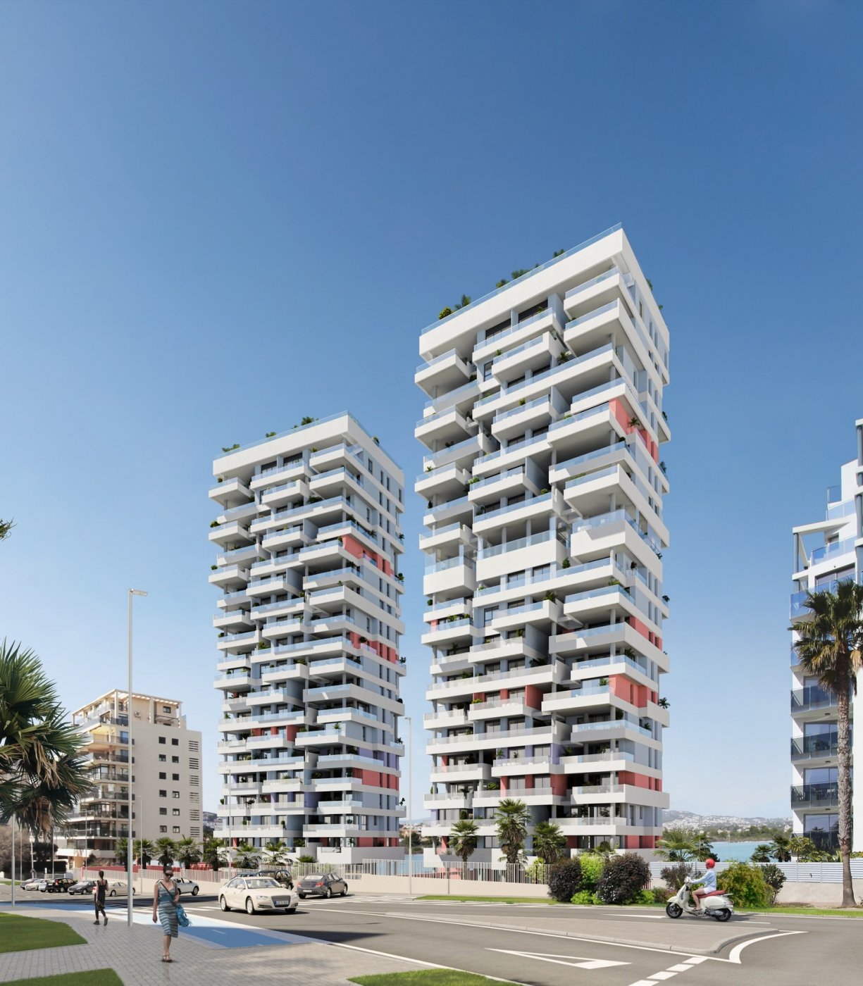 Apartamento Obra Nueva 3 dormitorios con vistas al mar en Calpe (Costa Blanca)