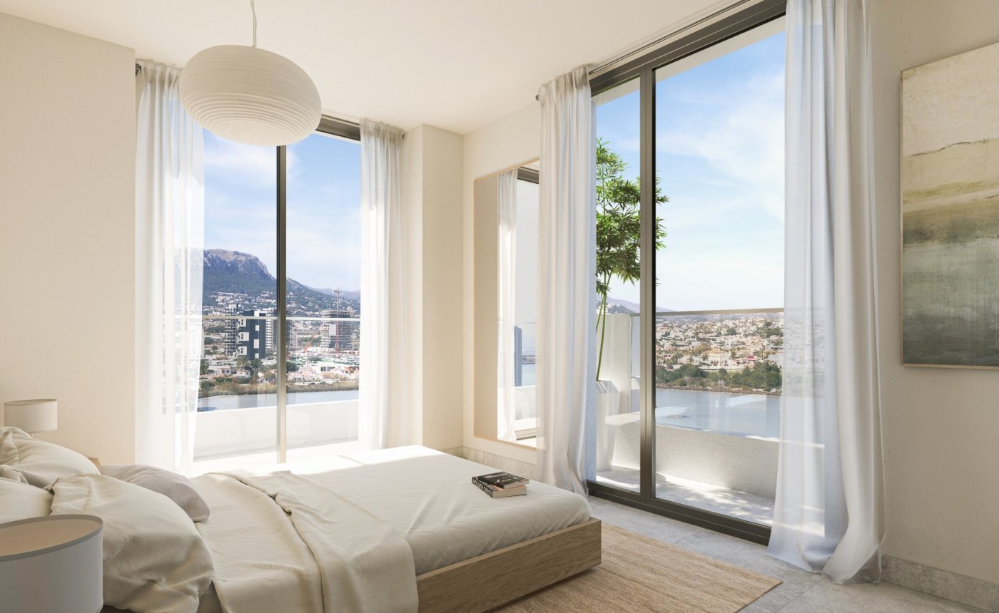 Apartamento Obra Nueva 3 dormitorios con vistas al mar en Calpe (Costa Blanca)