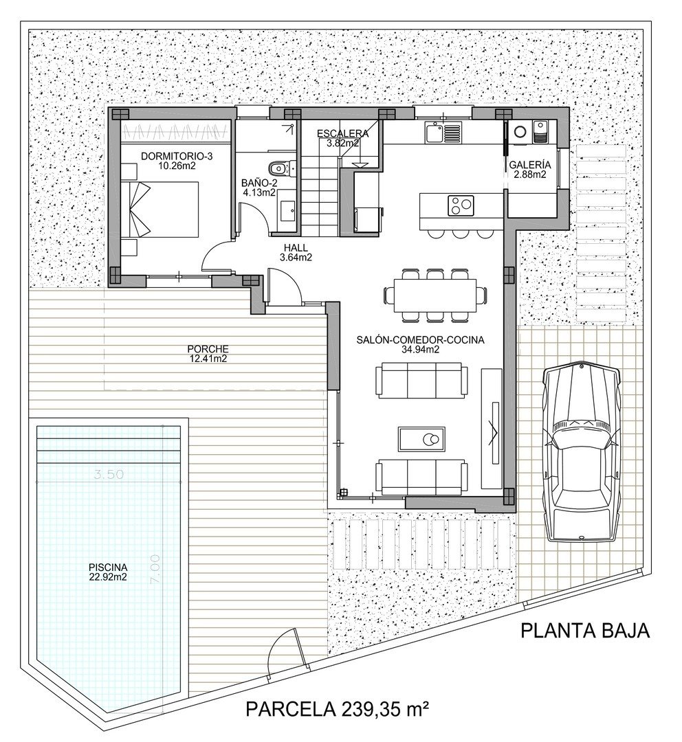 Villa til salg i Benijófar