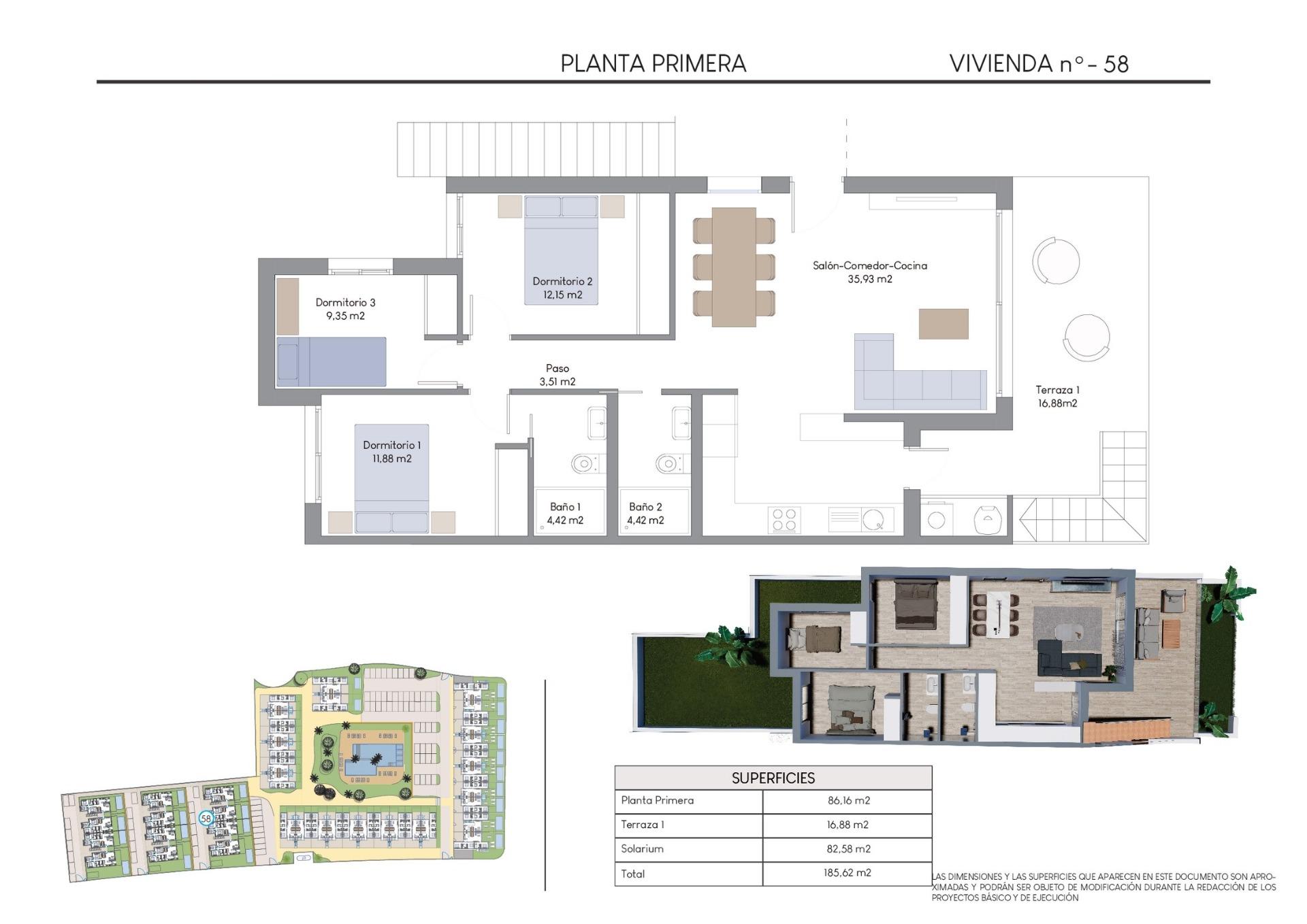 Bungalow en venta en Finestrat