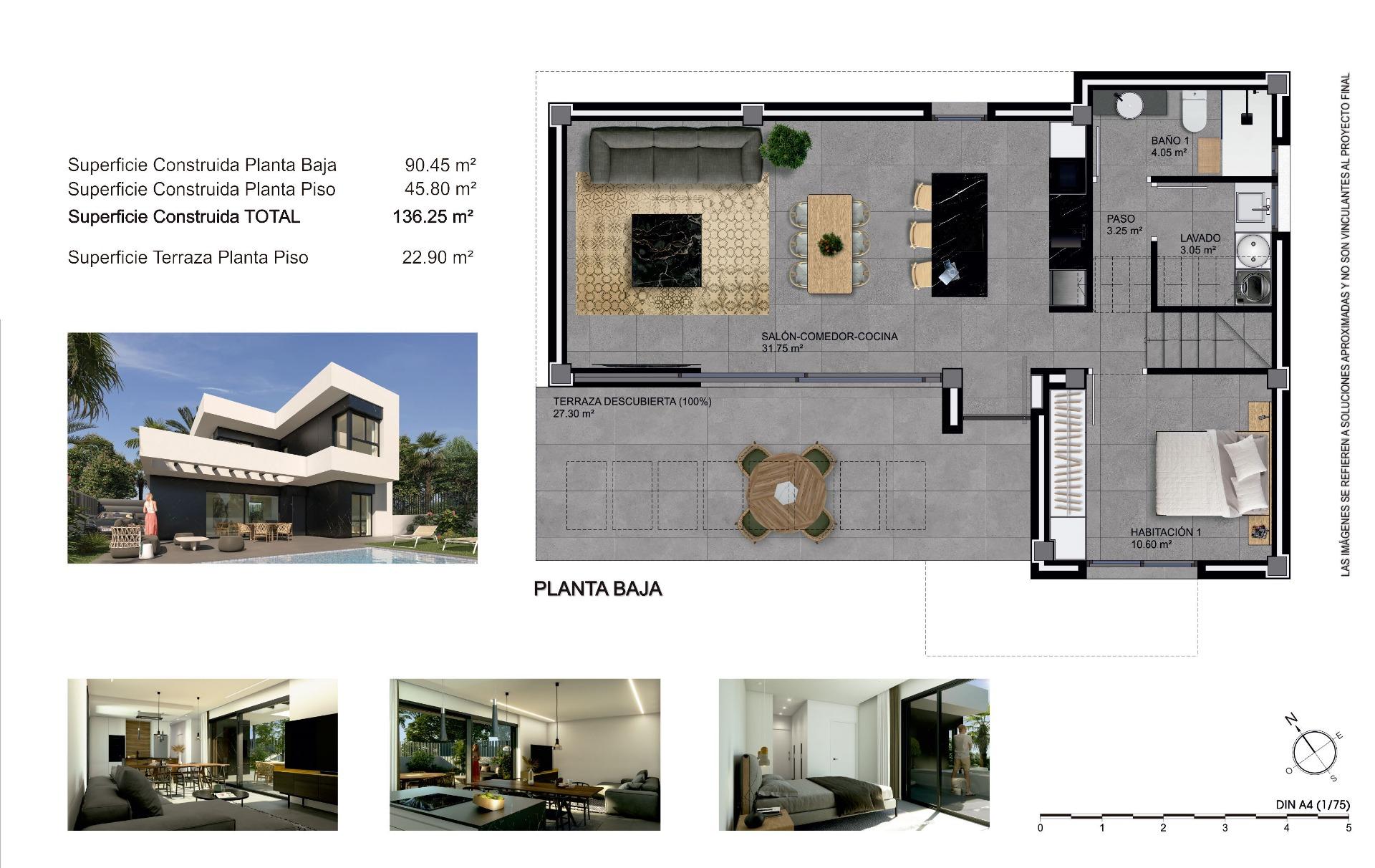 Villa til salg i Rojales