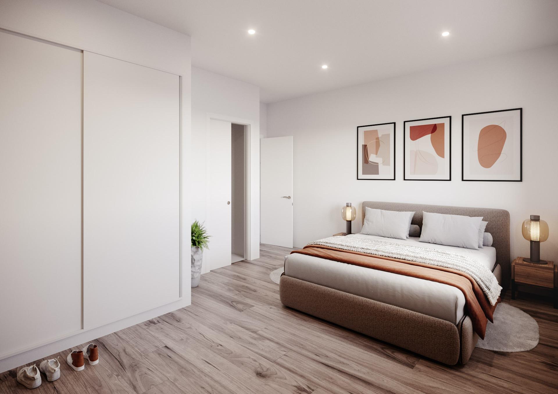 Bungalows de 3 chambres nouvellement construits avec jardin ou solarium à Hondón de las Nieves