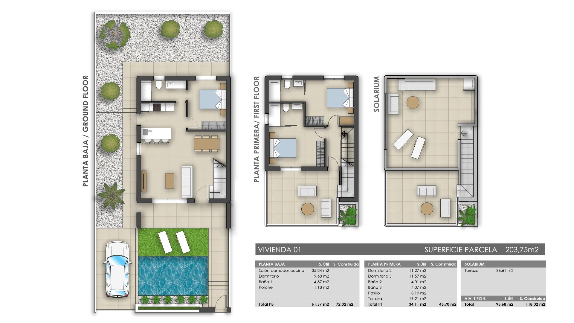 Villa for sale in Pilar de la Horadada