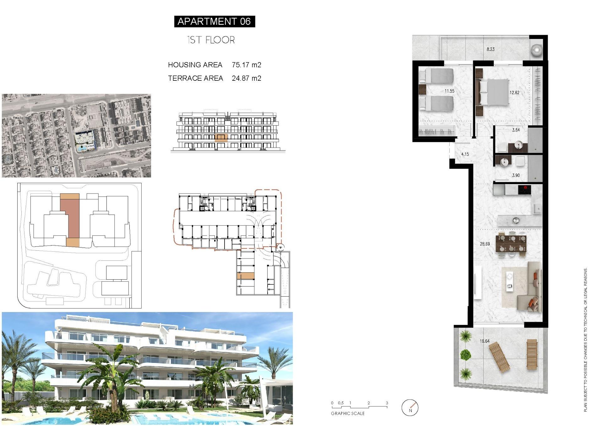 Apartamento en venta en Orihuela Costa