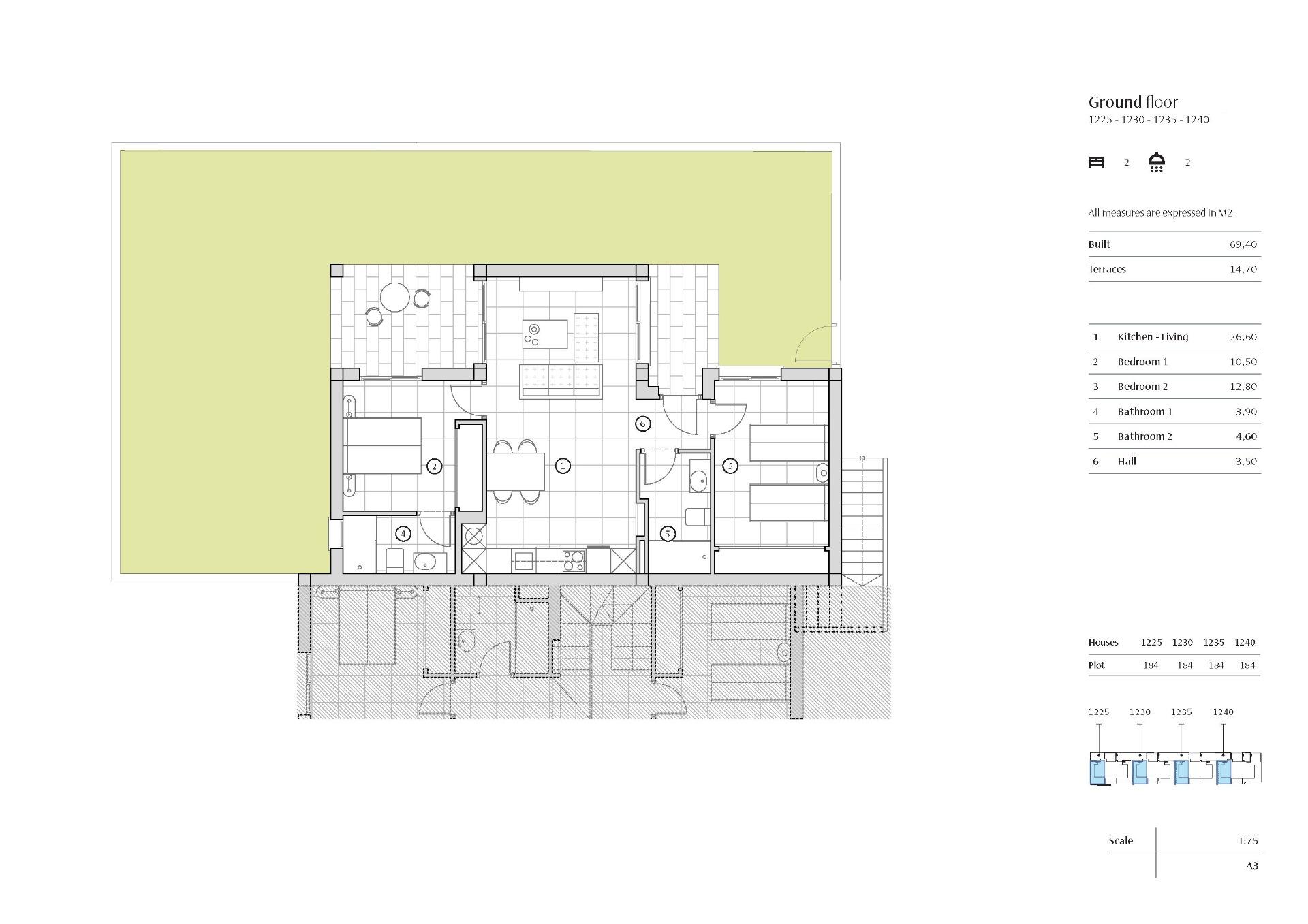 Bungalow en venta en Algorfa