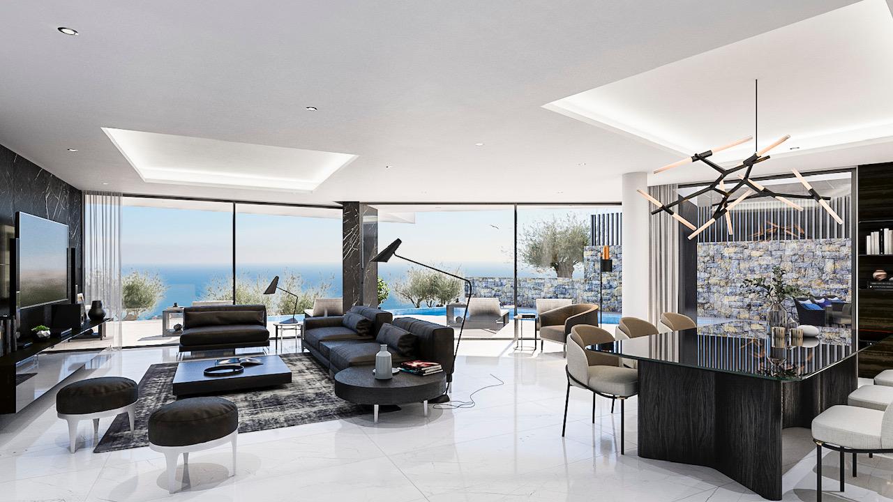 Neues Angebot in Calpe mit 6 unabhängigen Luxusvillen mit beeindruckender Aussicht!