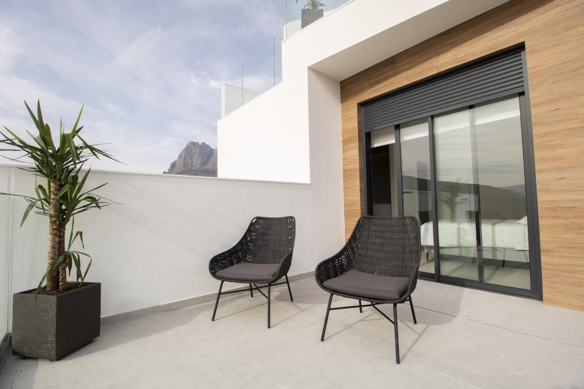 New 3-bedroom villas with pool in Finestrat/Benidorm (Costa Blanca)