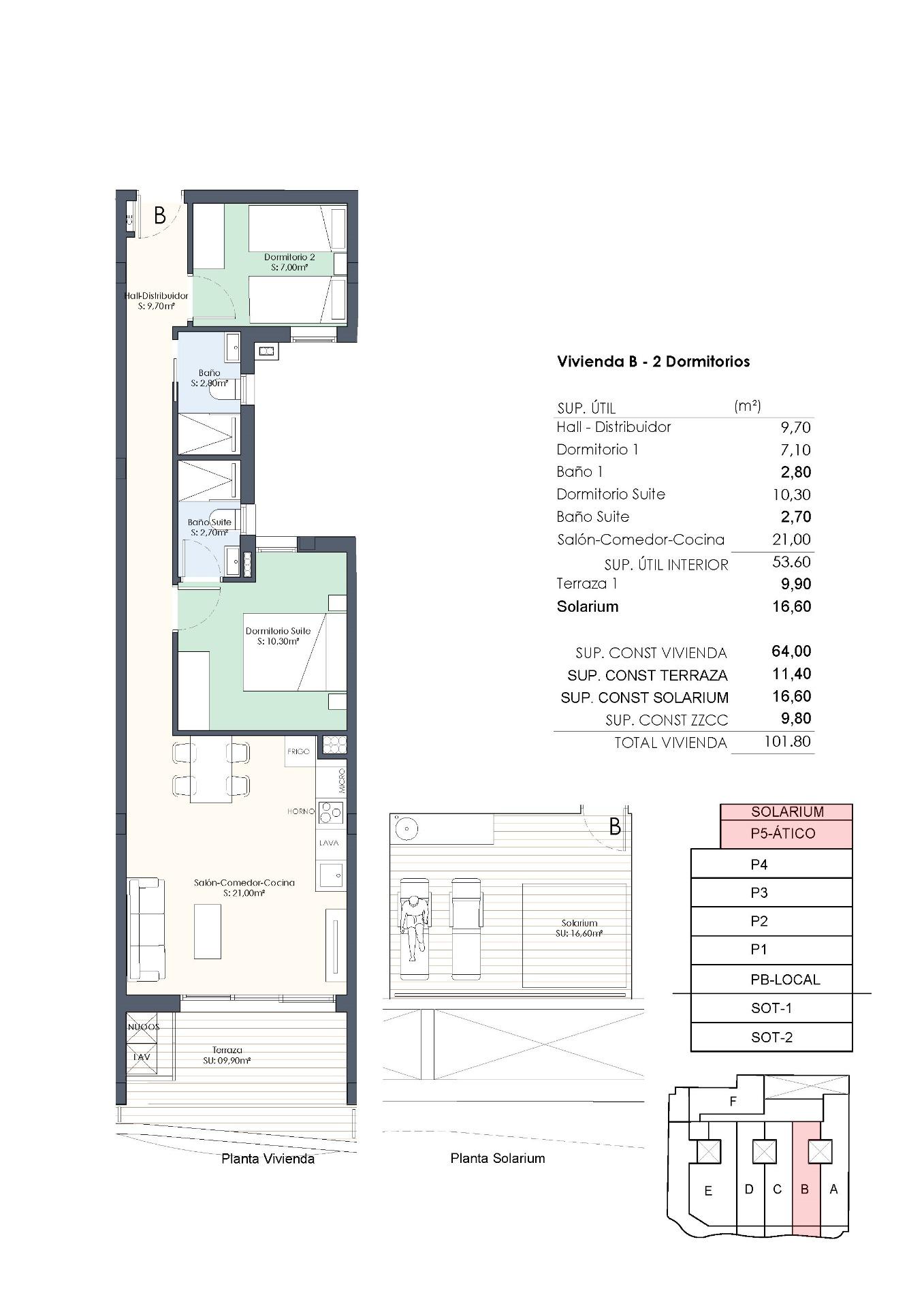 Penthouse til salg i Torrevieja