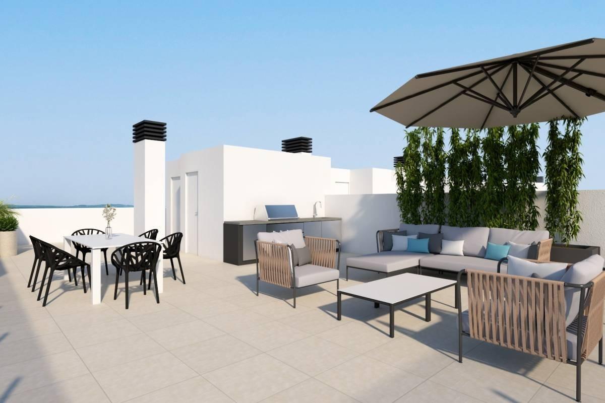 Penthouse met 2 slaapkamers op 150 m van de zee in Santa Pola (Costa Blanca Zuid)