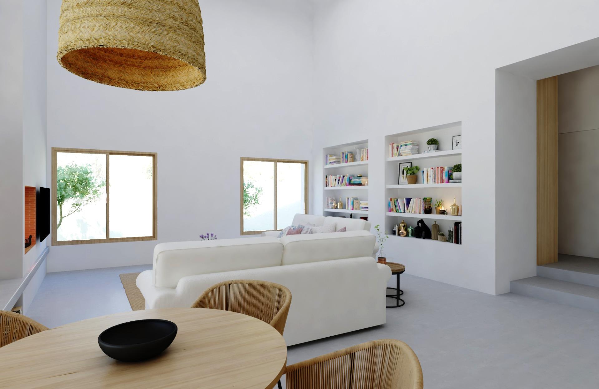 Nieuwbouwvilla 4 slaapkamers, zwembad in Orxeta (Alicante)