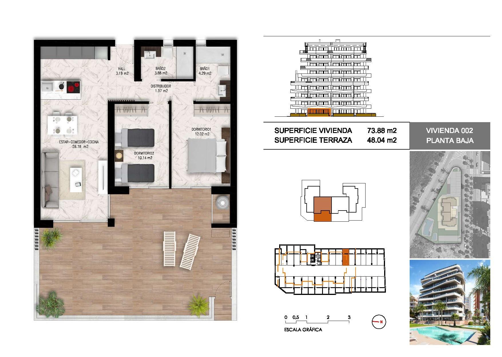 Apartamento en venta en Guardamar del Segura