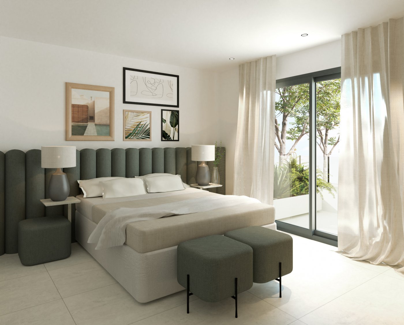 Bungalow met 3 slaapkamers, gemeenschappelijk zwembad en tuinen in Santa Pola (Alicante)