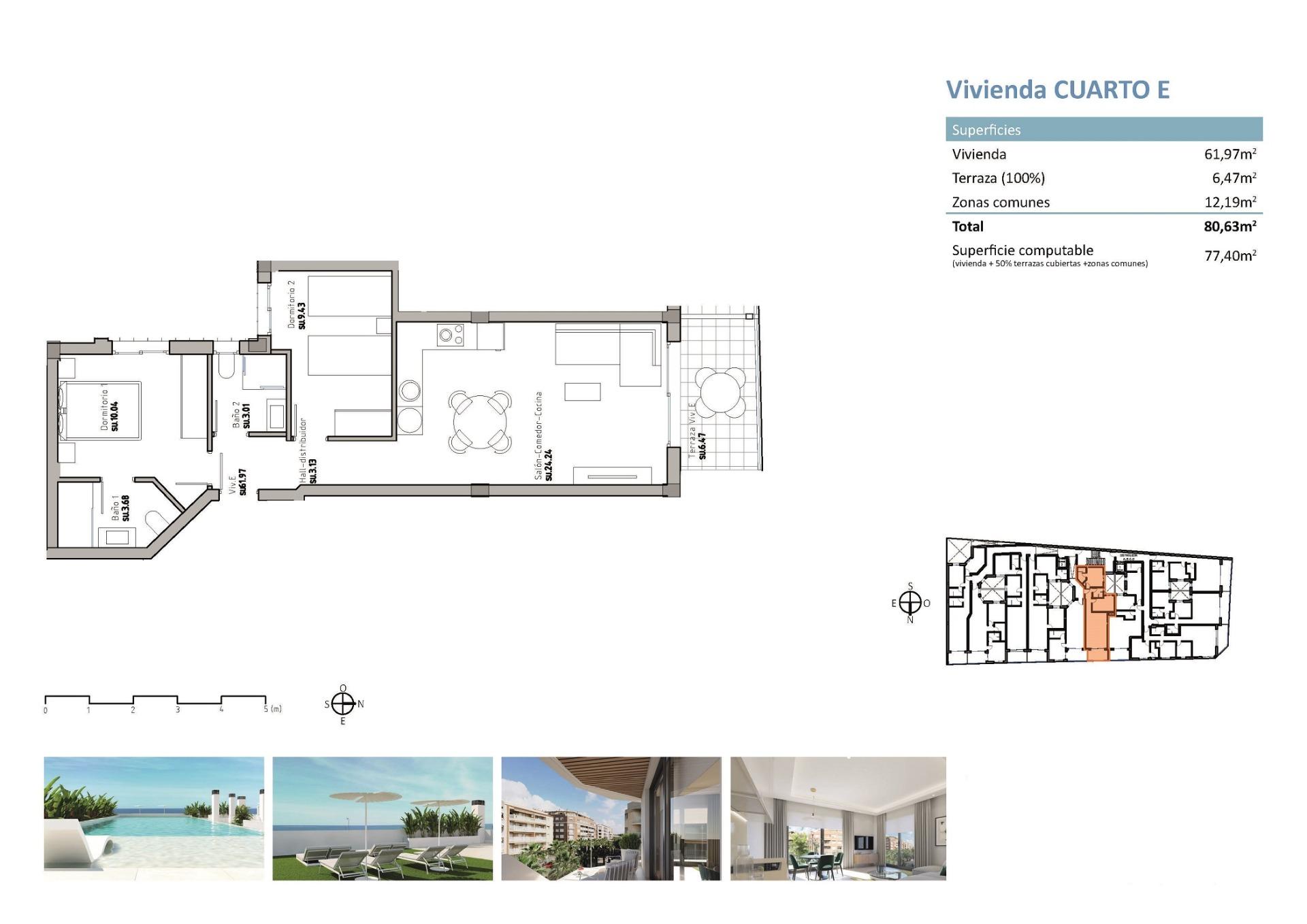 Penthouse til salg i Guardamar del Segura
