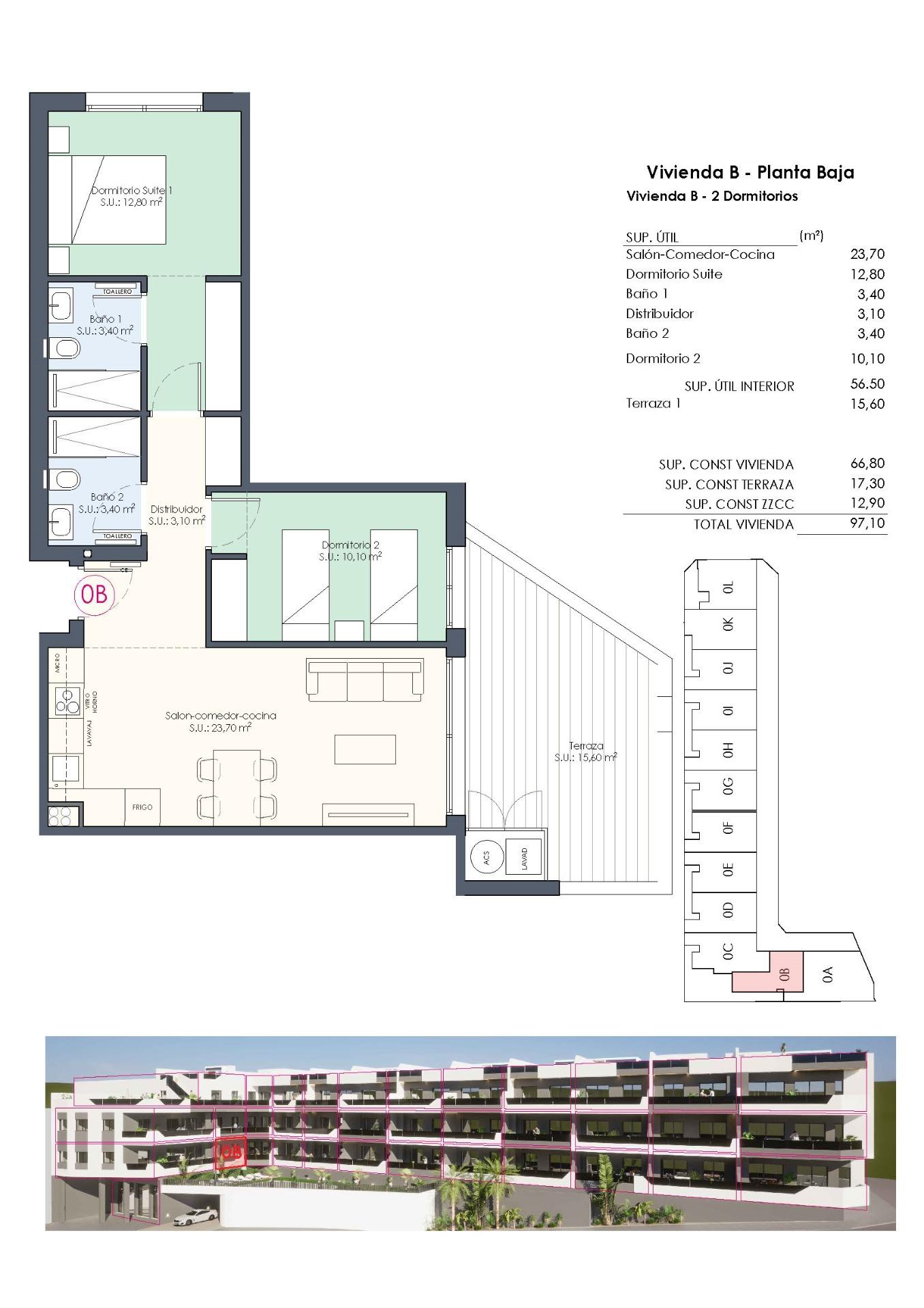 Apartmán v prodeji in Benijófar